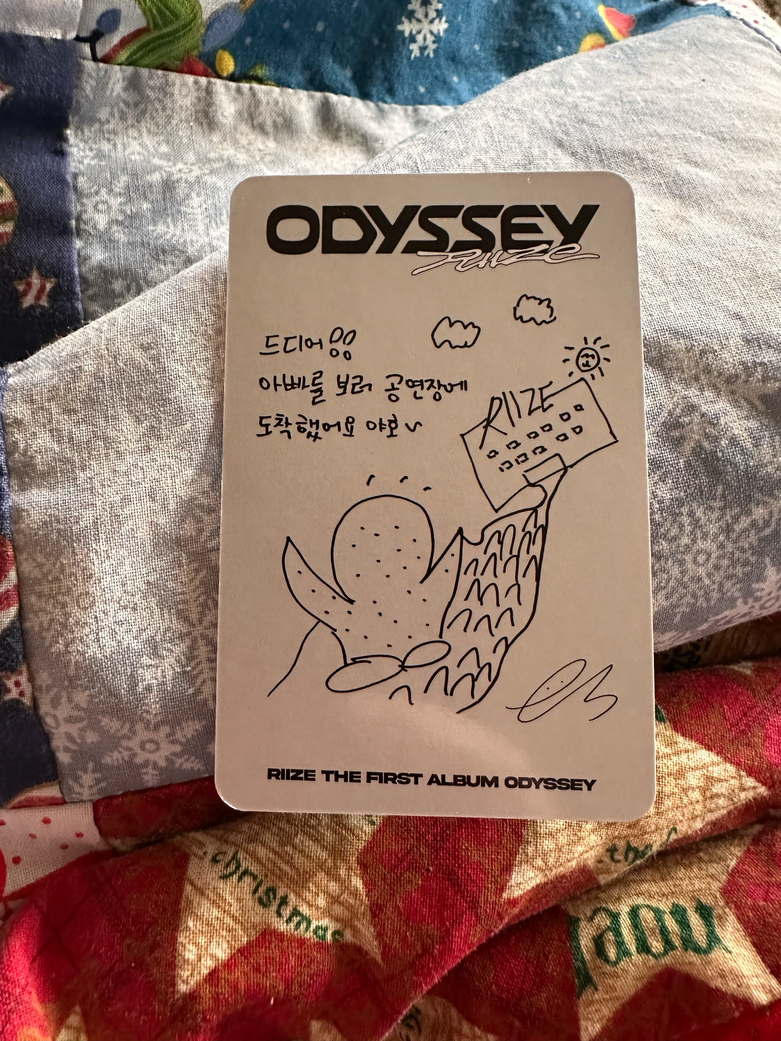 RIIZE  Eunseok RIIZE  - Eunseok - Odyssey Album album photocard photobook version listing photo 2