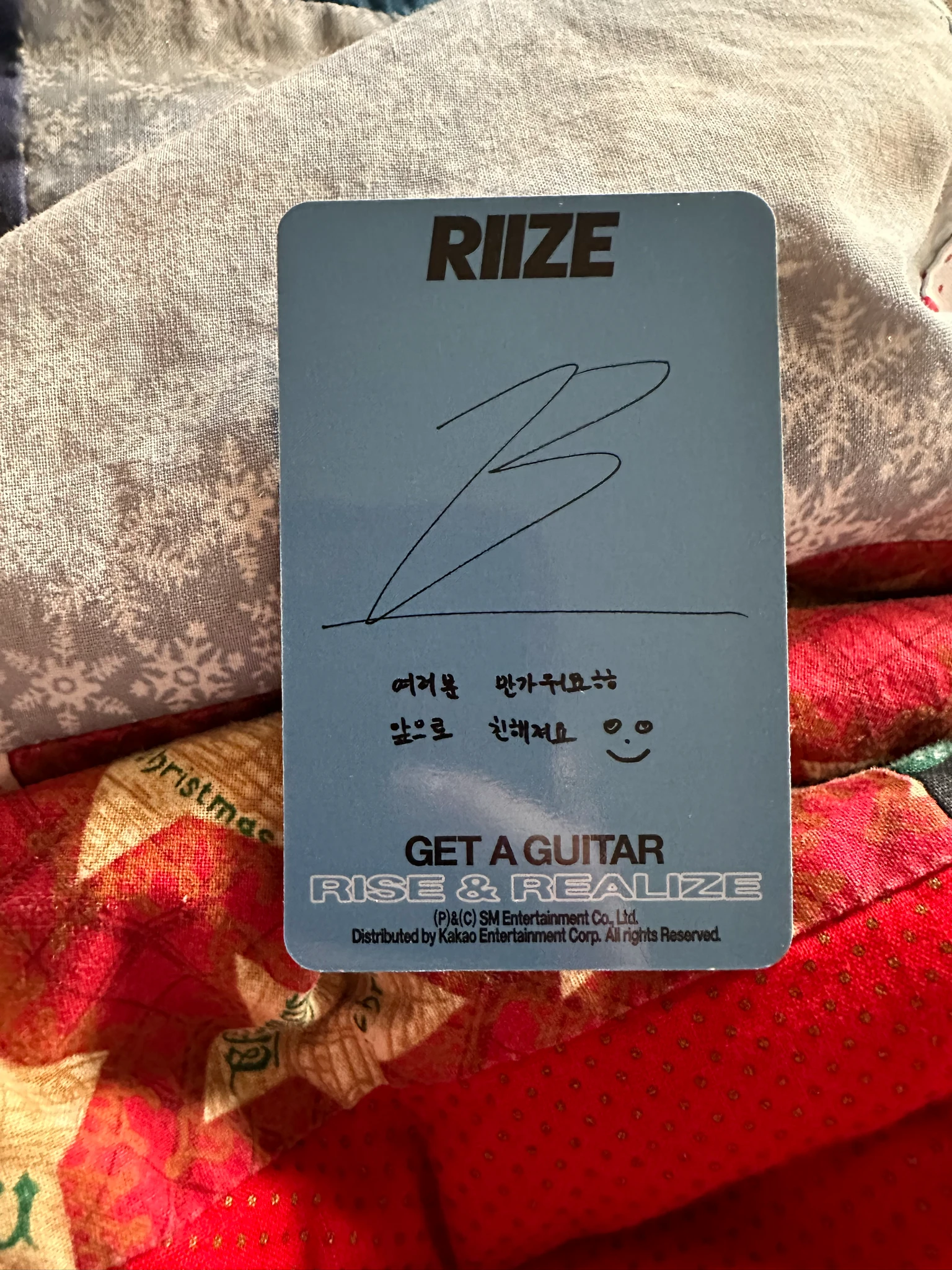 RIIZE Wonbin RIIZE - Wonbin - Get A Guitar Album Realise ver. album photocard listing photo 2