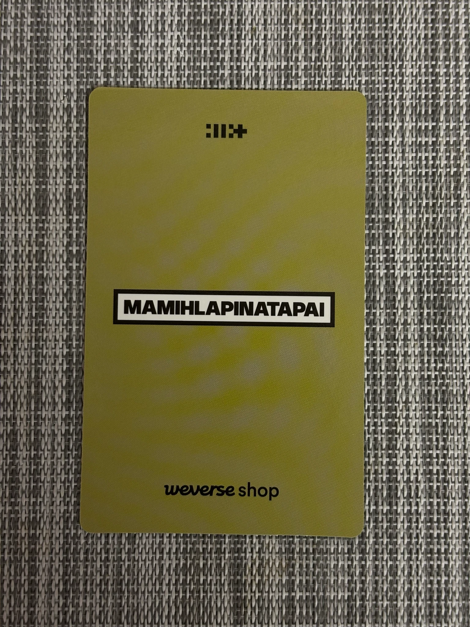 ILLIT Wonhee ILLIT - MAMIHLAPINATAPAI Album kakaotalk pob (pre-order benefit) listing photo 2
