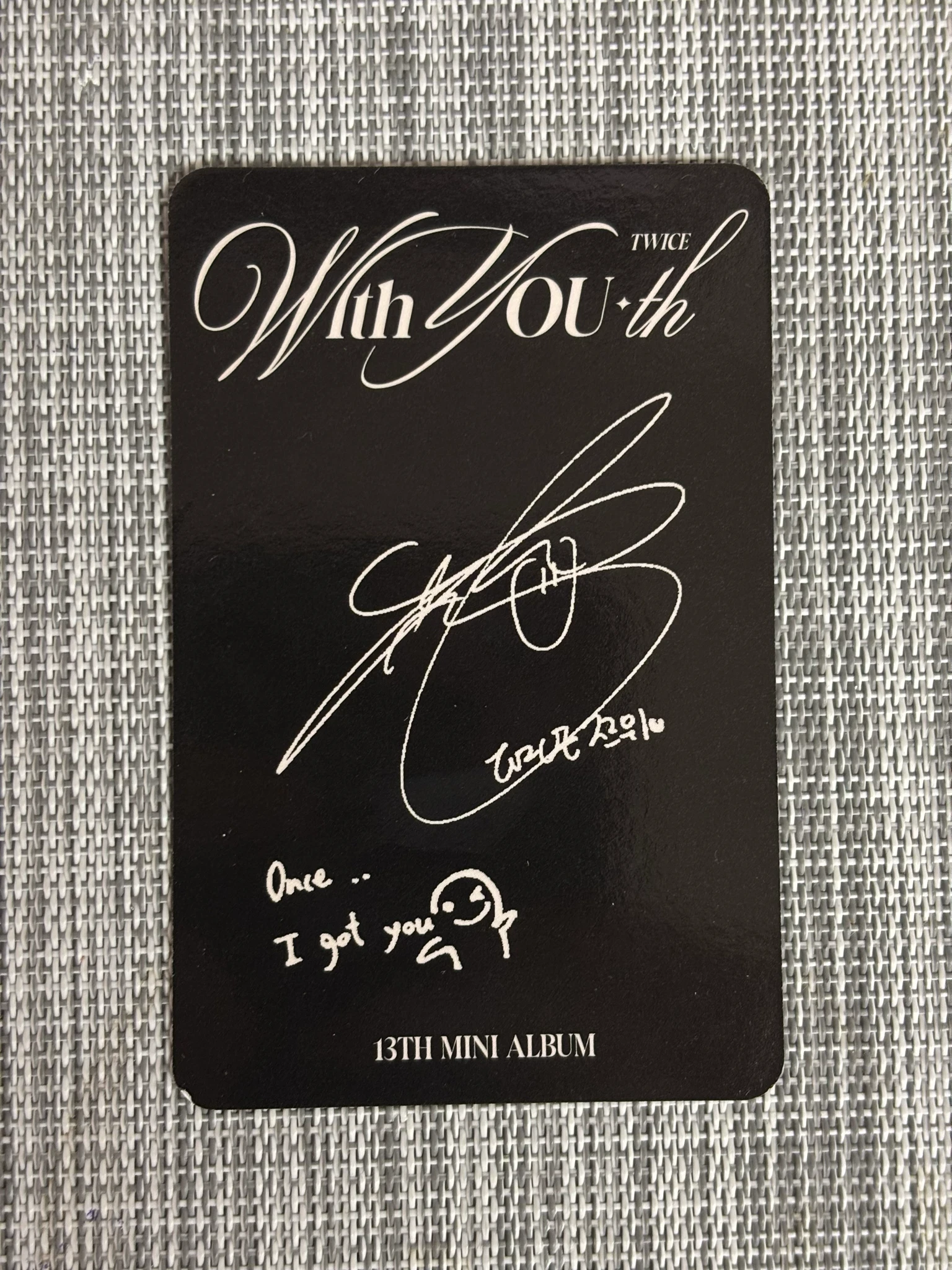 TWICE Tzuyu TWICE-Tzuyu-Album-with you-th listing photo 2