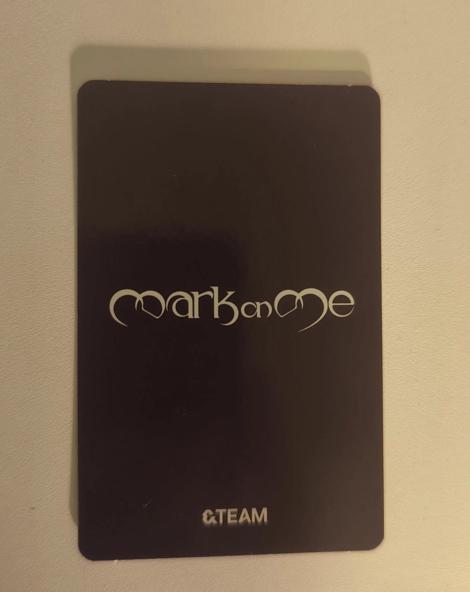 &TEAM Nicholas &TEAM - Nicholas - Mark on Me Album album photocard weverse album version listing photo 2