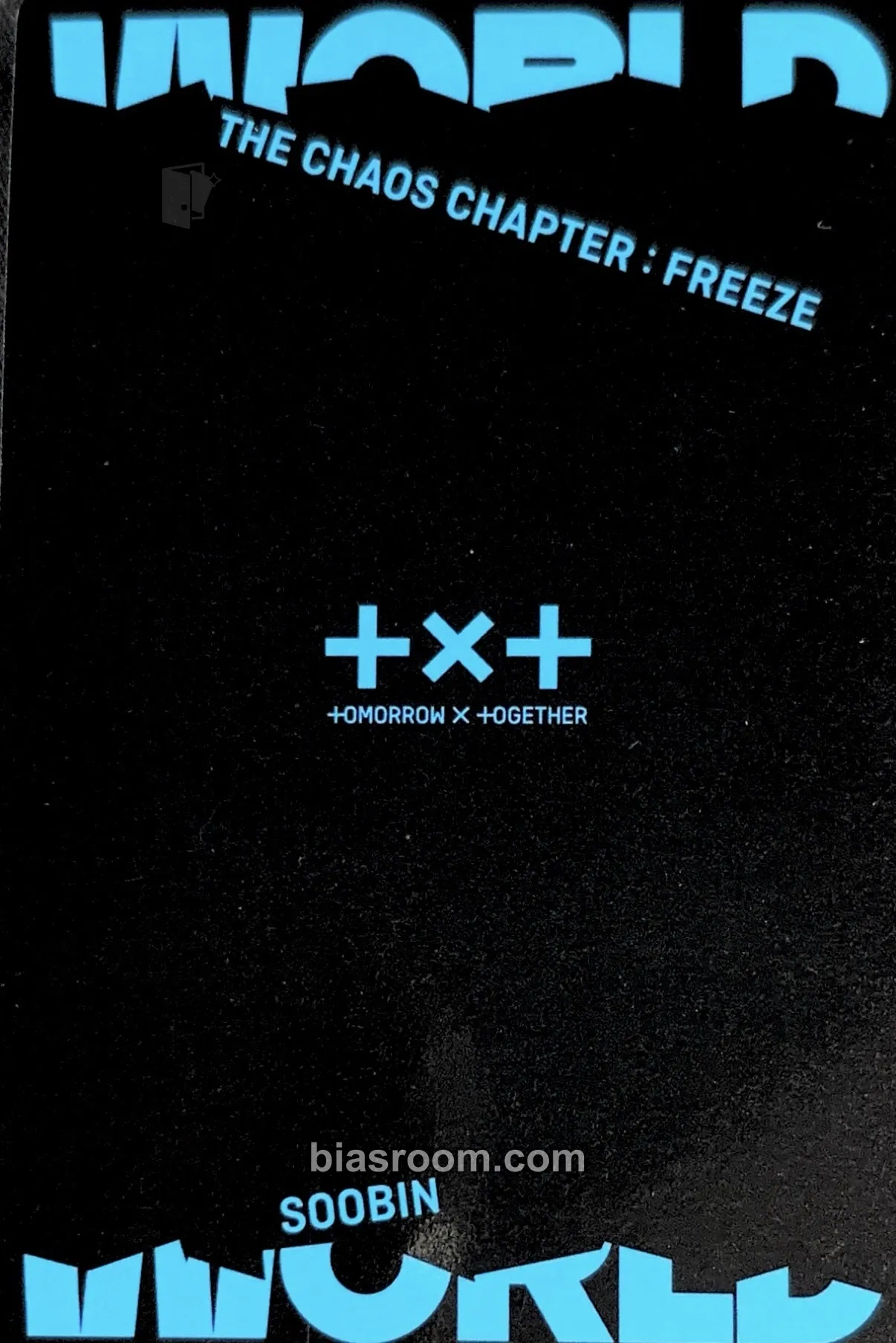 TOMORROW X TOGETHER Soobin TOMORROW X TOGETHER - Soobin - The Chaos Chapter: FREEZE Album world ver album photocard listing photo 2