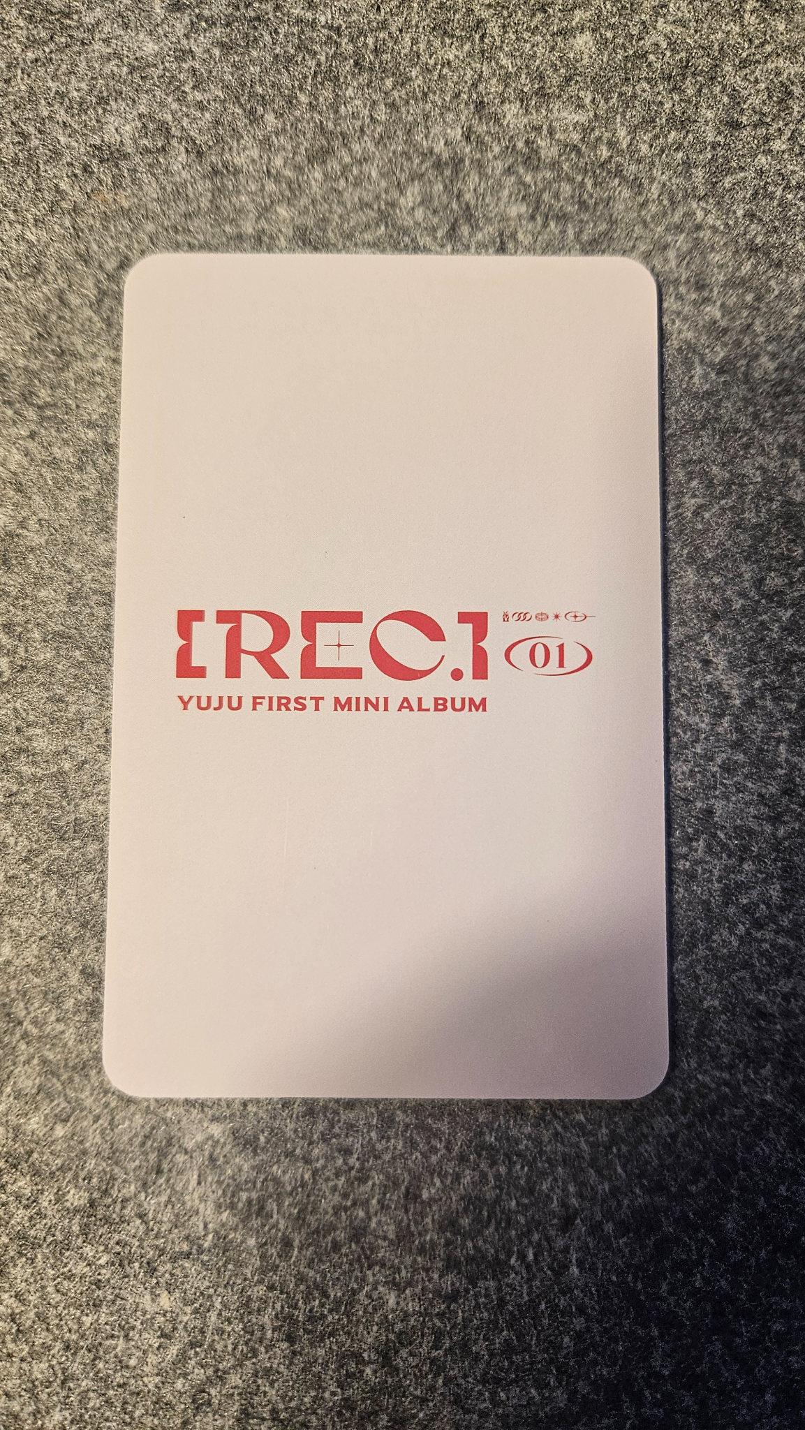 Yuju Yuju Yuju - Yuju - REC. Album pre-order benefit (pob) synnara listing photo 2