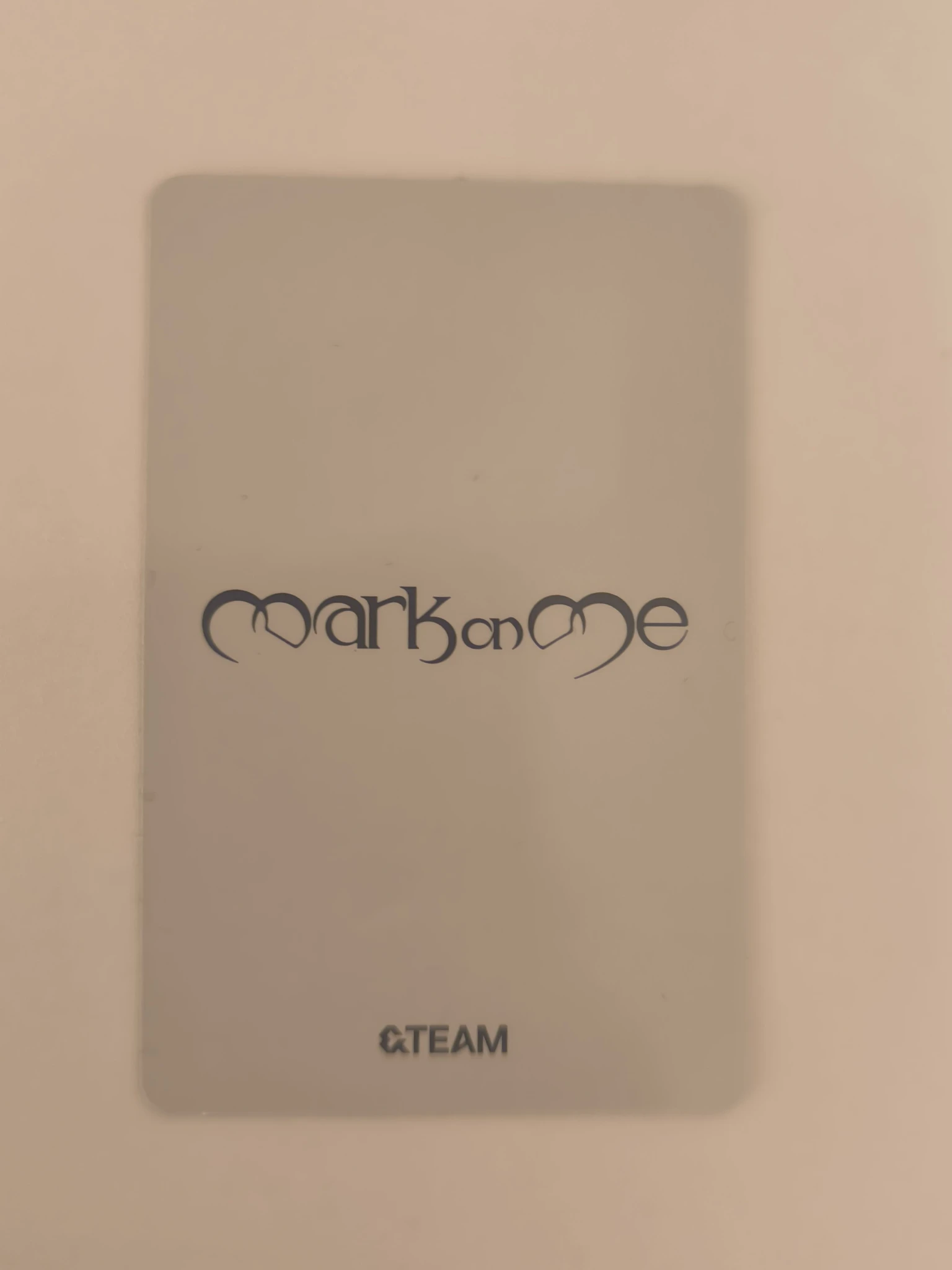 &TEAM Harua  &TEAM - Harua  - Mark on Me Album album photocard listing photo 2