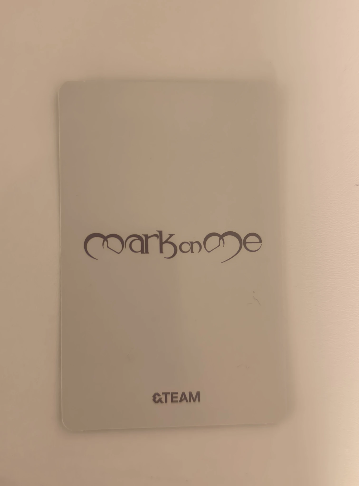 &TEAM Harua  &TEAM - Harua - Mark on Me Album tame me version B version album photocard listing photo 2
