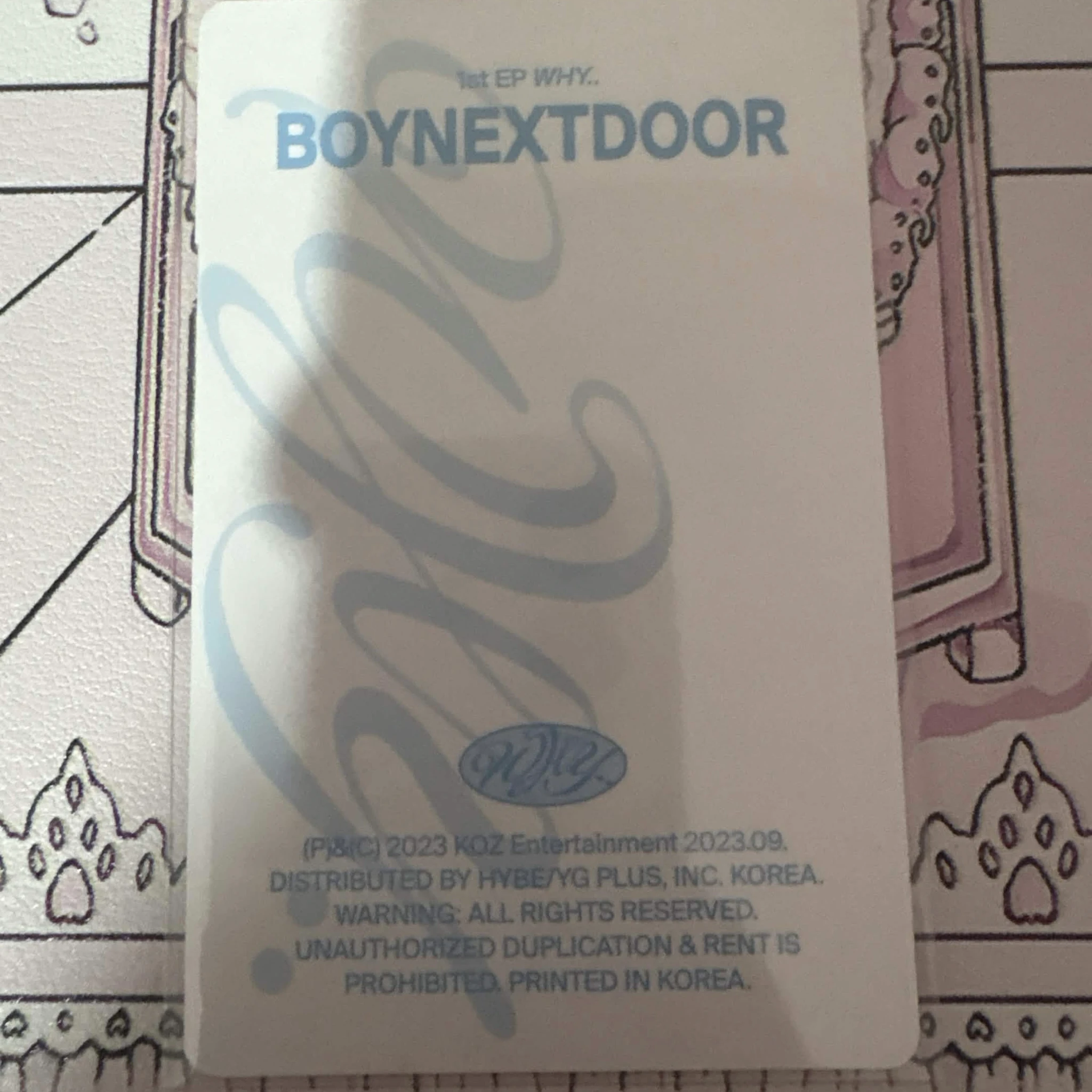 BOYNEXTDOOR Leehan BOYNEXTDOOR - Leehan - WHY.. Album Moody ver. set A listing photo 2