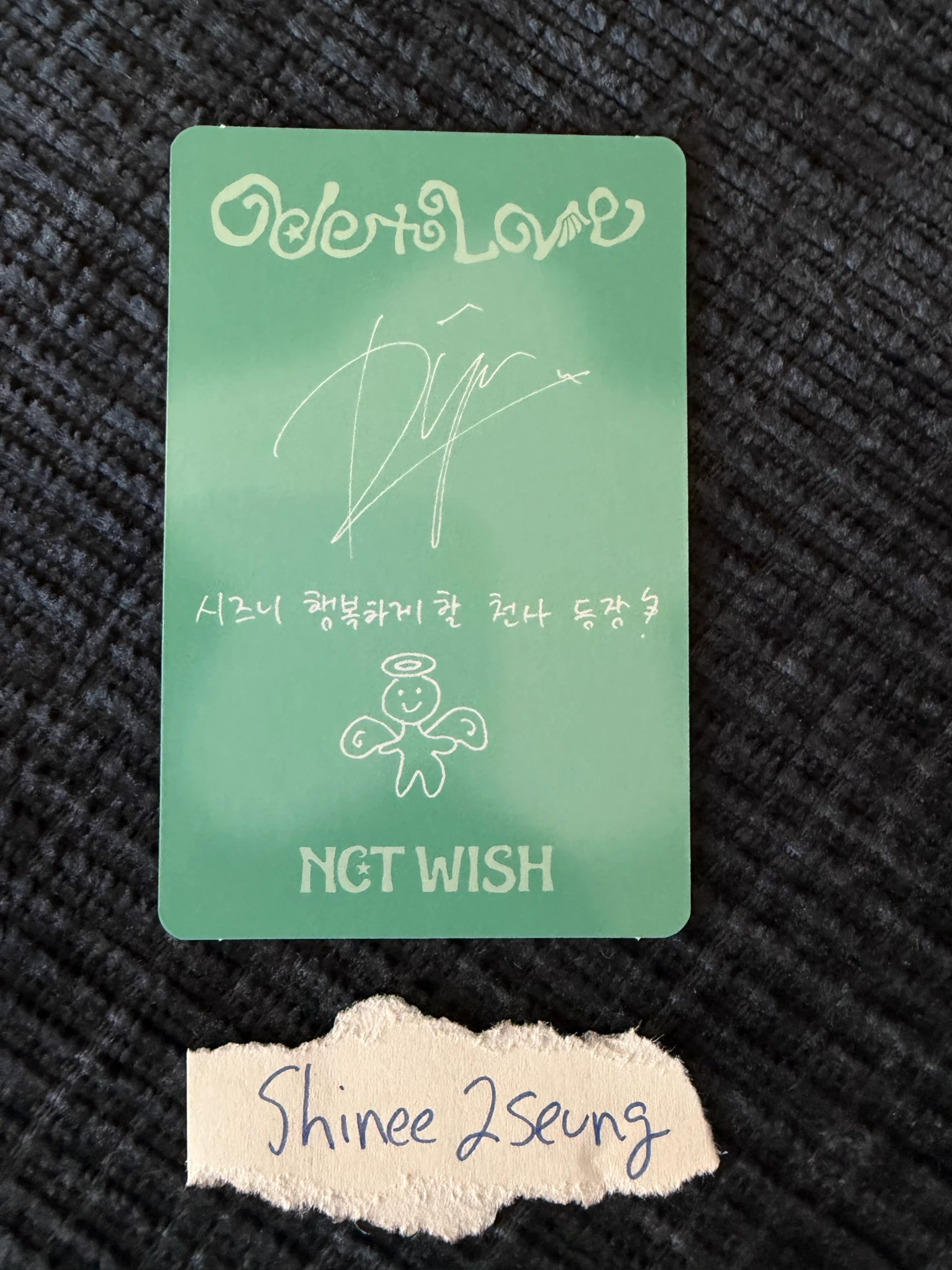 NCT WISH Ryo NCT WISH - Ryo - Ode to Love Album jewel case version member version album photocard listing photo 2