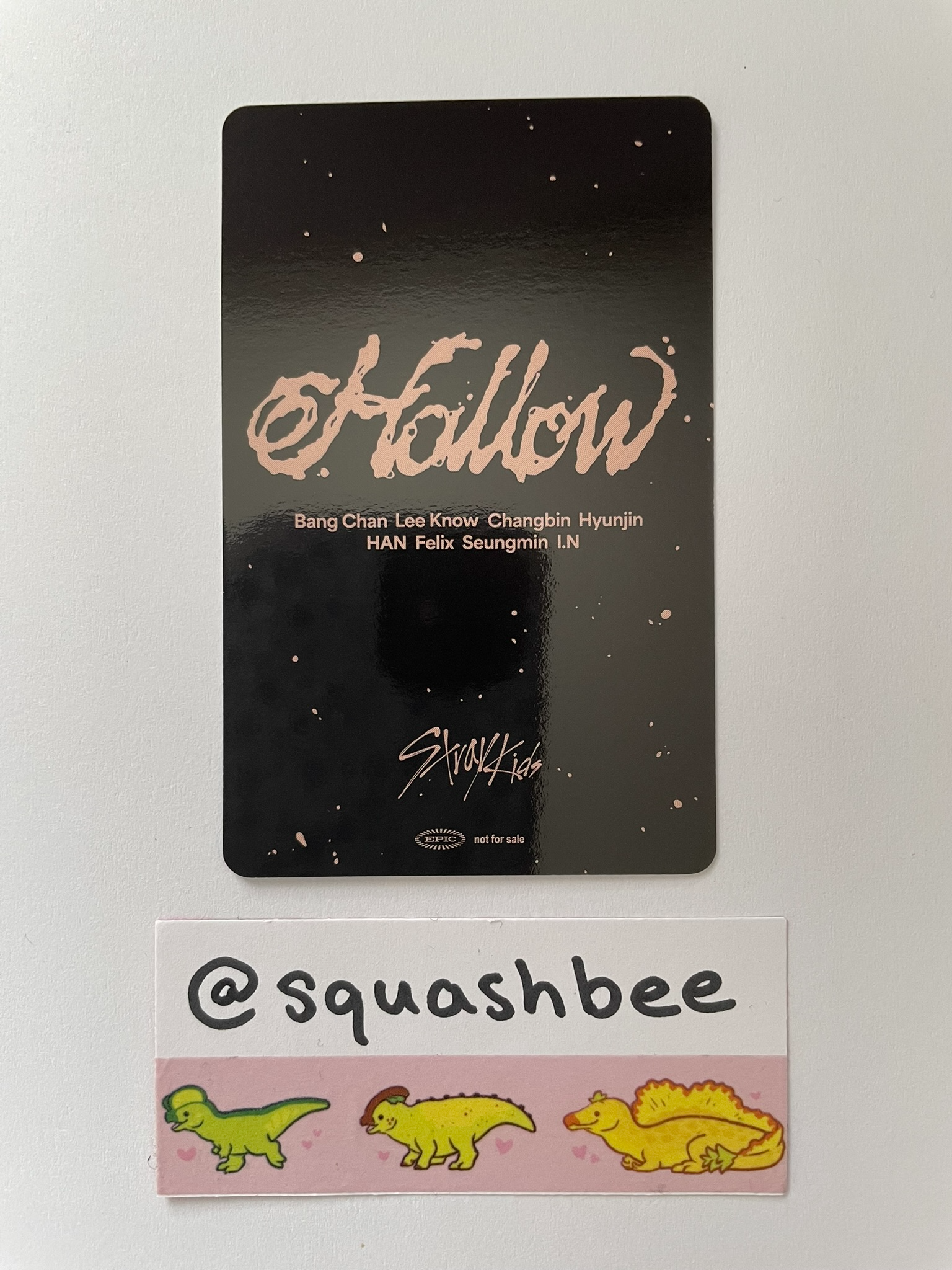 Stray Kids Stray Kids - I.N & Felix - Hollow Album album photocard jpfc (japan fanclub) unit listing photo 2