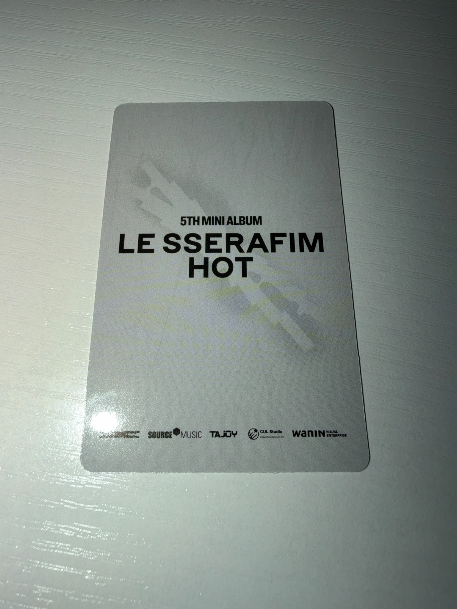 LE SSERAFIM Kim Chaewon LE SSERAFIM - Kim Chaewon - HOT Album fansign taipei wanin visual listing photo 2