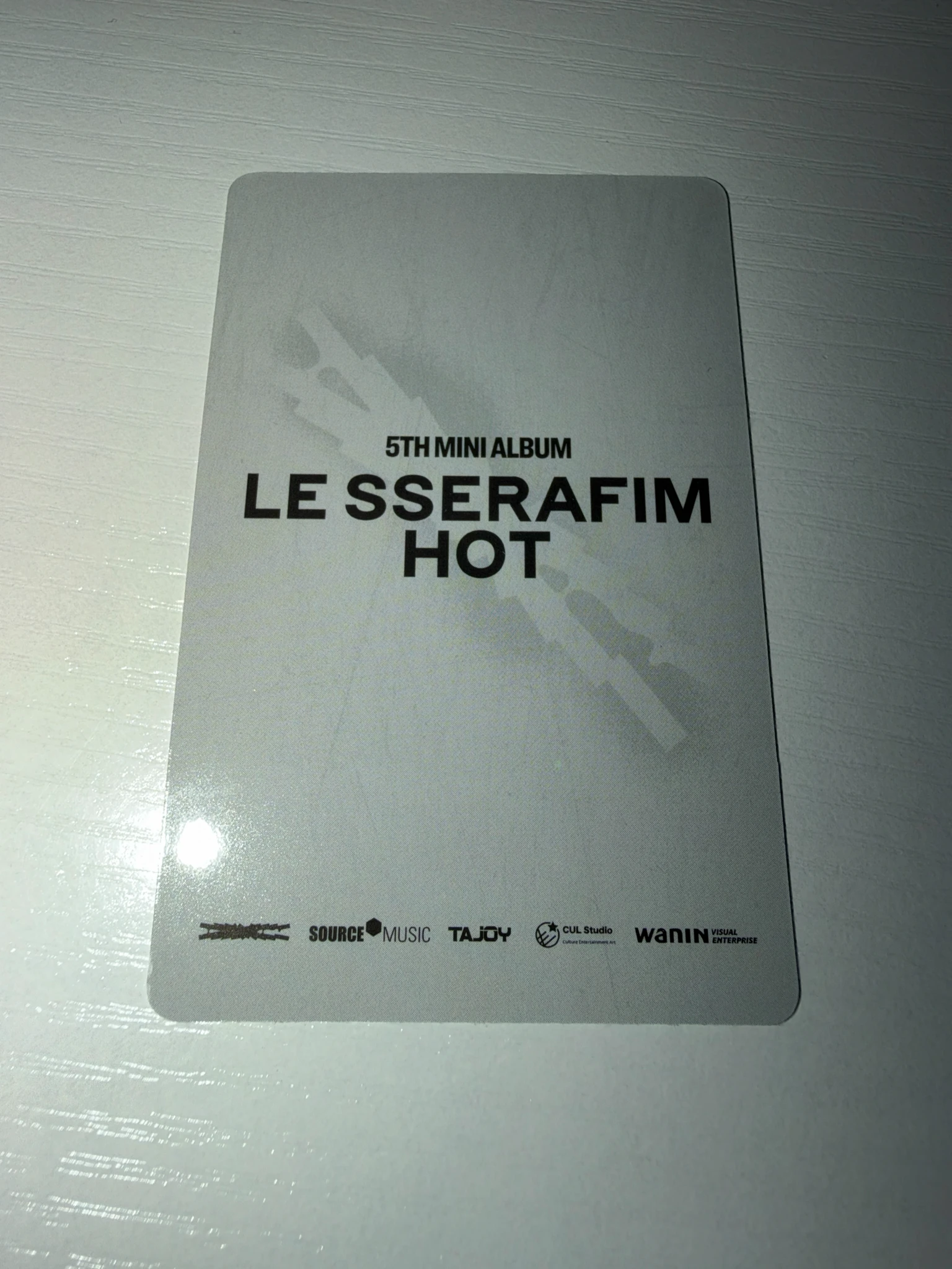 LE SSERAFIM Hong Eunchae LE SSERAFIM - Hong Eunchae - HOT Album fansign taipei wanin visual listing photo 2