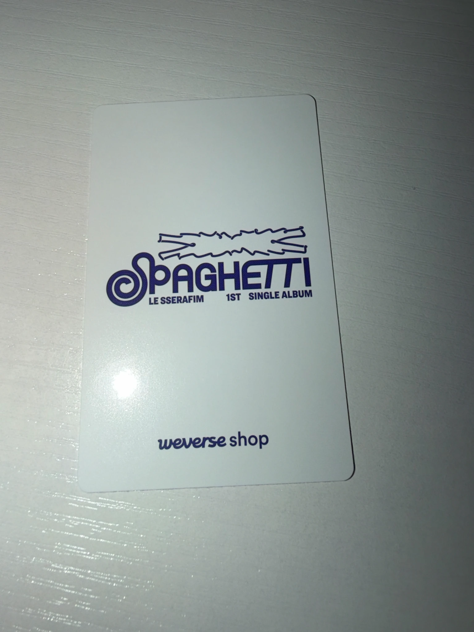 LE SSERAFIM Huh Yunjin LE SSERAFIM - Huh Yunjin - SPAGHETTI Album weverse shop global (wvg) fansign listing photo 2
