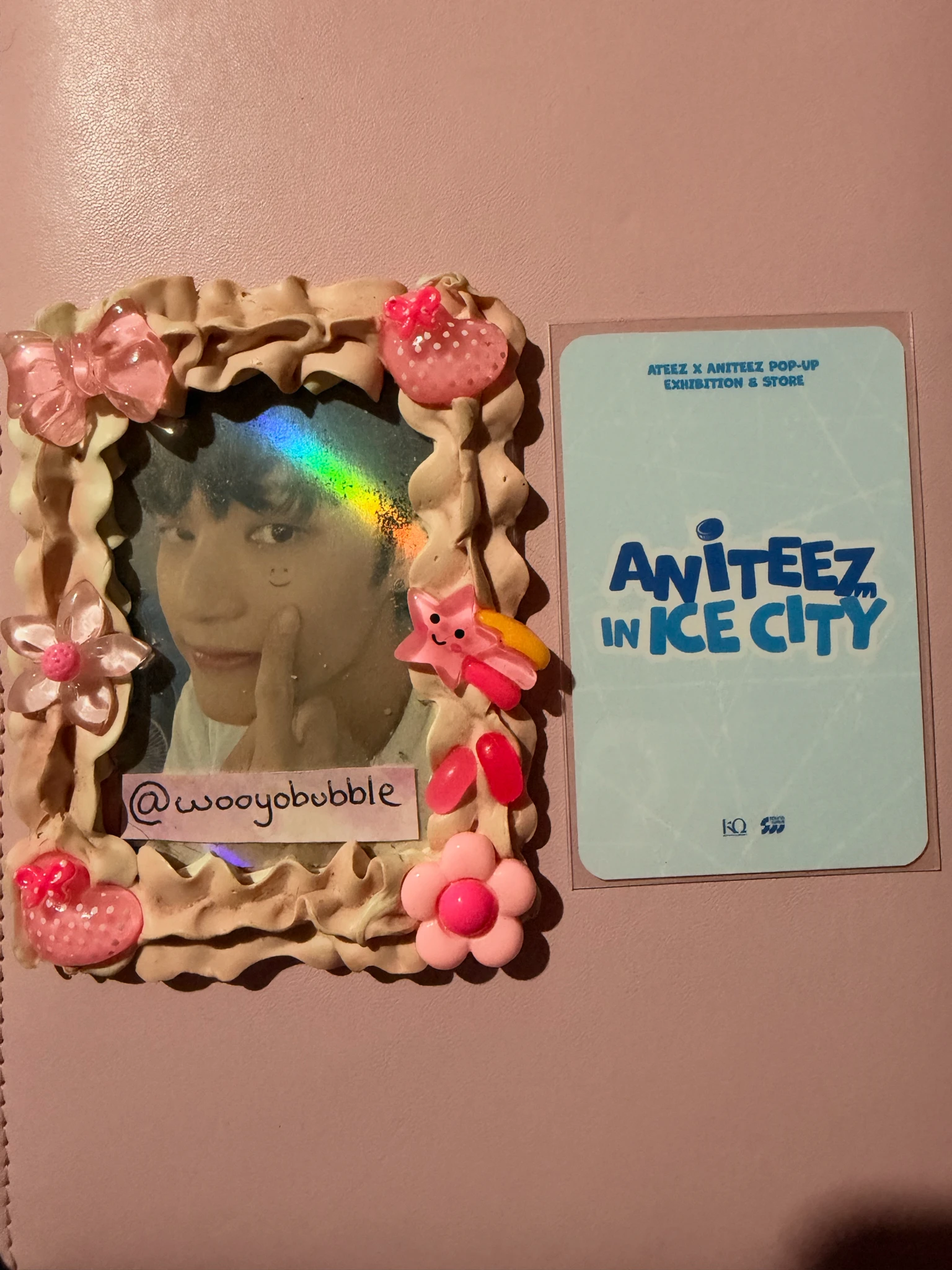 ATEEZ Wooyoung ATEEZ - Wooyoung - ANITEEZ IN ICE CITY Other merch photocard listing photo 2