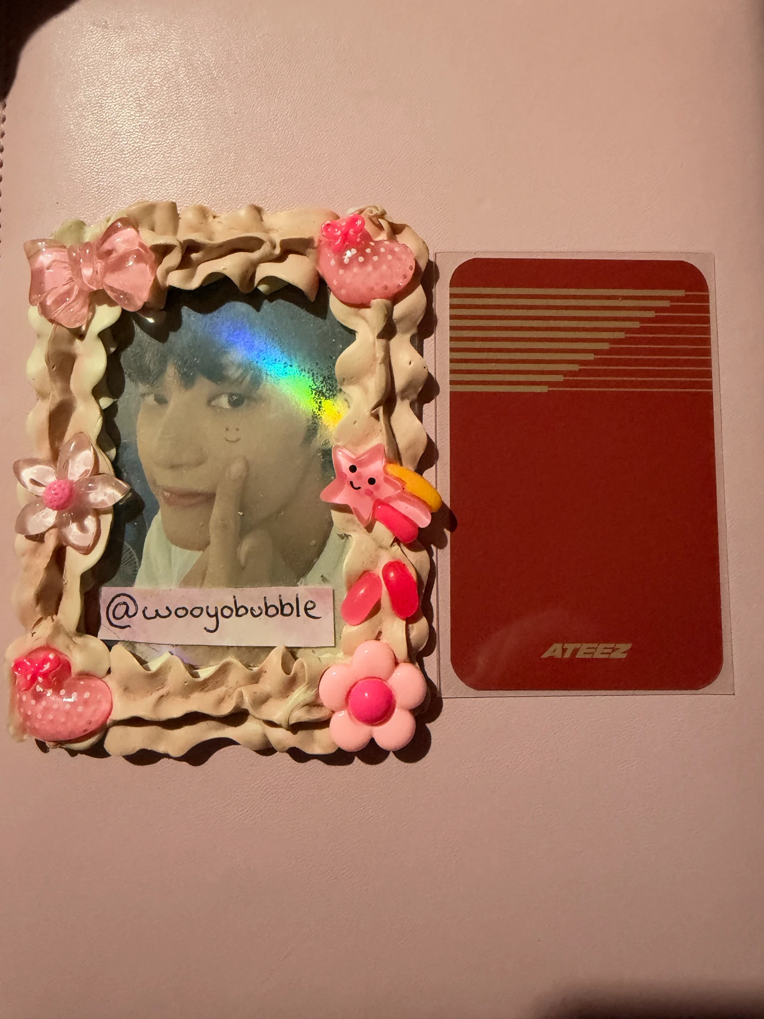 ATEEZ Wooyoung ATEEZ - Wooyoung - Golden Hour : Part.1 Album toktoq pre-order benefit (pob) listing photo 2