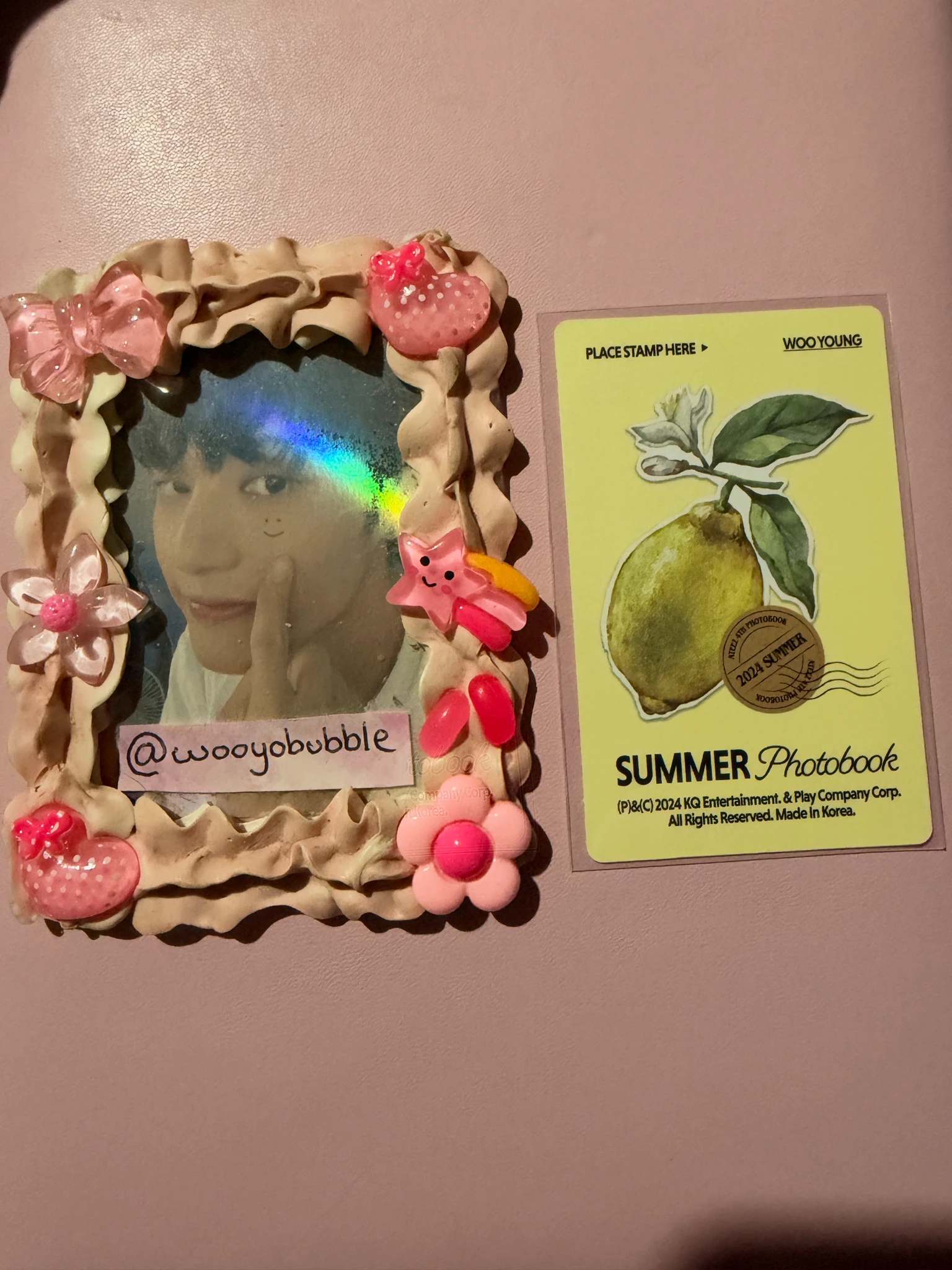 ATEEZ Wooyoung ATEEZ - Wooyoung - 2024 SUMMER PHOTOBOOK Other kq shop pre-order benefit (pob) listing photo 2