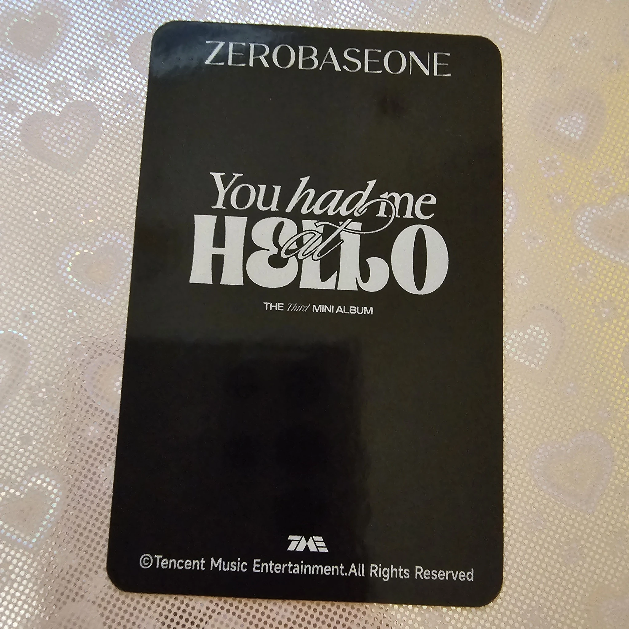 ZEROBASEONE Taerae ZEROBASEONE - Taerae - You Had Me at Hello Album qq music 1 star listing photo 2