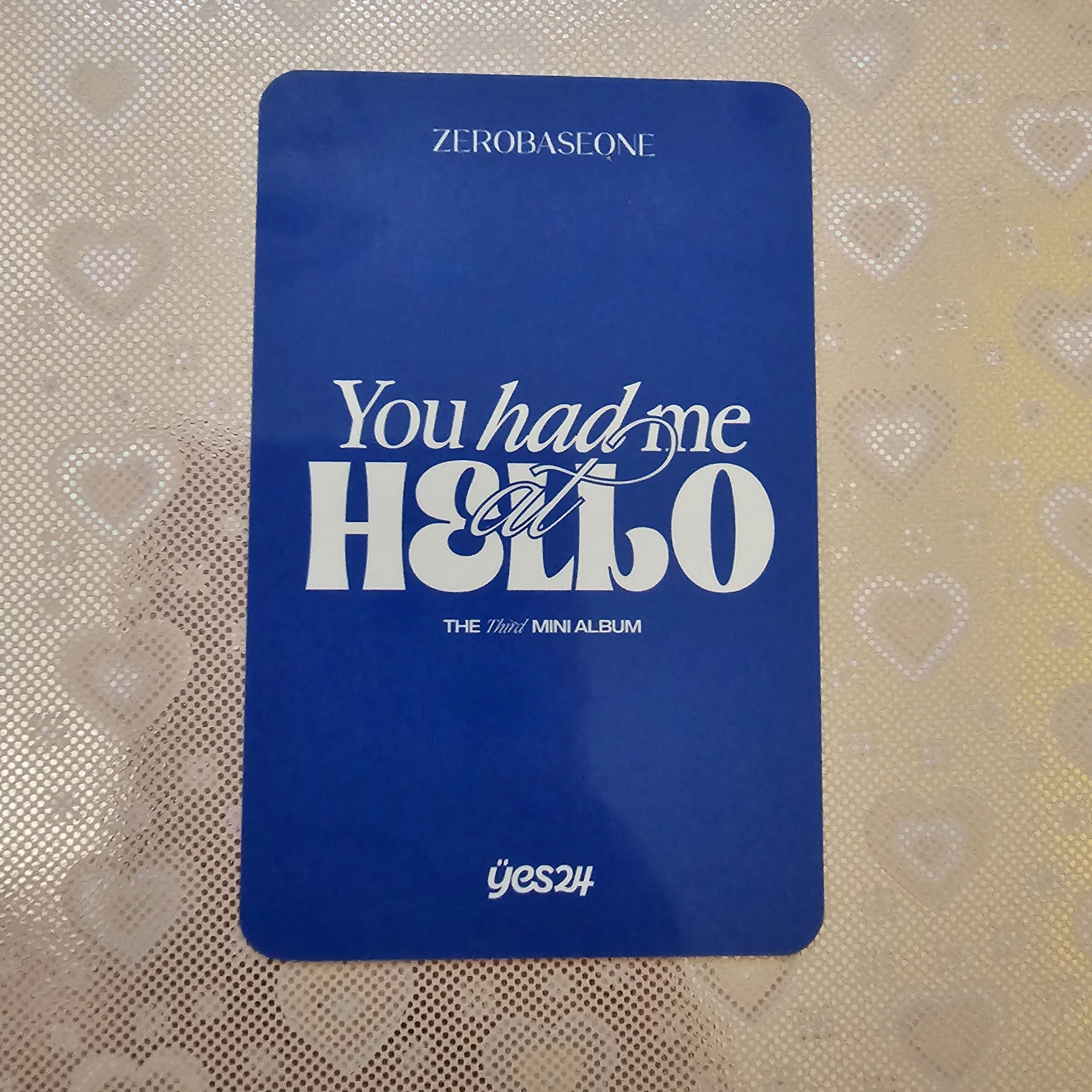 ZEROBASEONE Ricky ZEROBASEONE - Ricky - You had me at HELLO Album yes24 pob (pre-order benefit) listing photo 2
