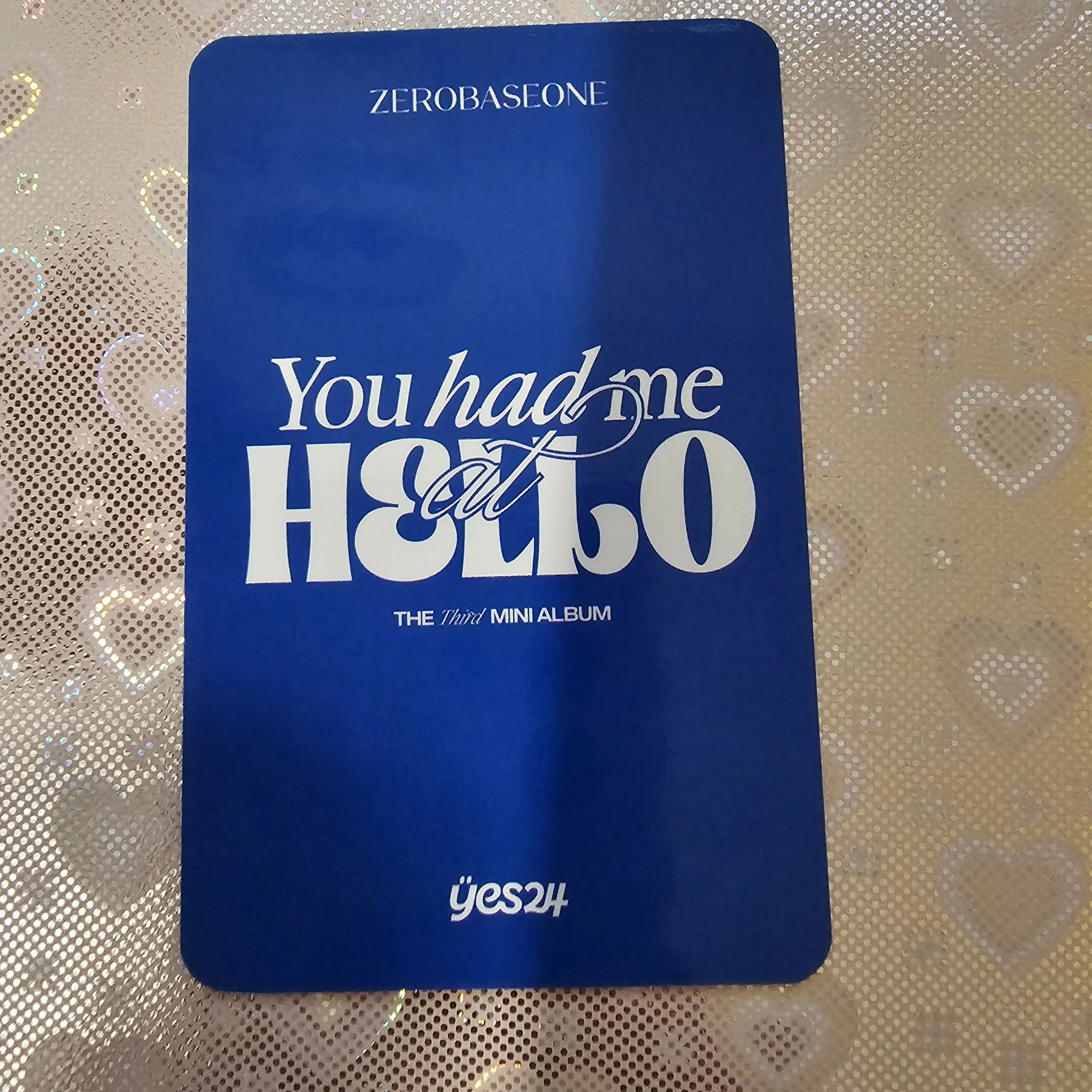 ZEROBASEONE Gyuvin ZEROBASEONE - Gyuvin - You had me at HELLO Album yes24 pob (pre-order benefit) listing photo 2