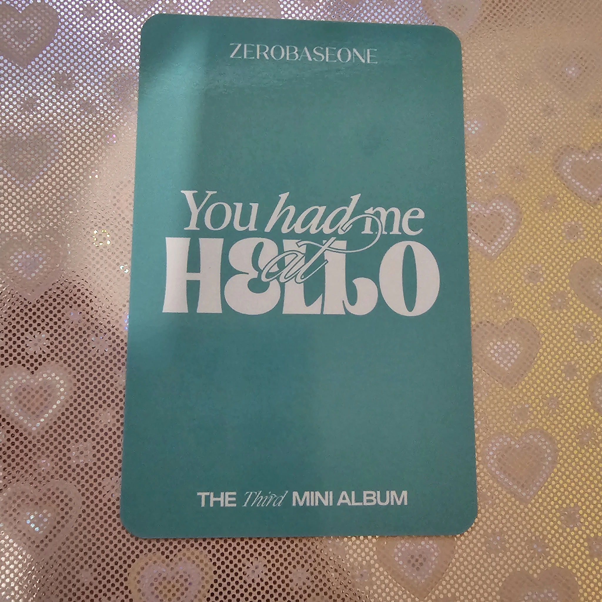 ZEROBASEONE Gunwook ZEROBASEONE - Gunwook - You had me at HELLO Album video call (fancall) musicplant (music plant) listing photo 2