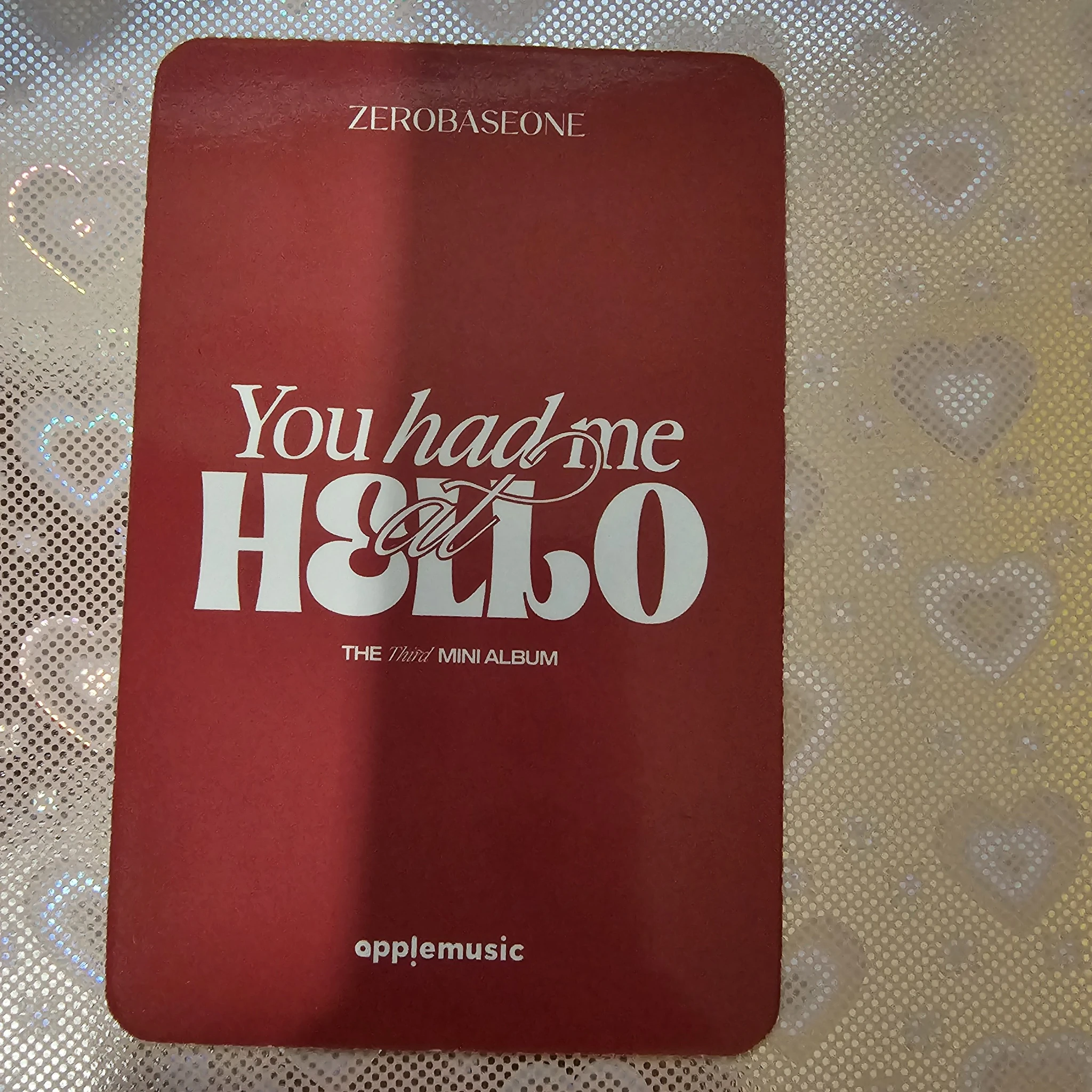 ZEROBASEONE Gunwook ZEROBASEONE - Gunwook - You had me at HELLO Album apple music lucky draw zerose version listing photo 2