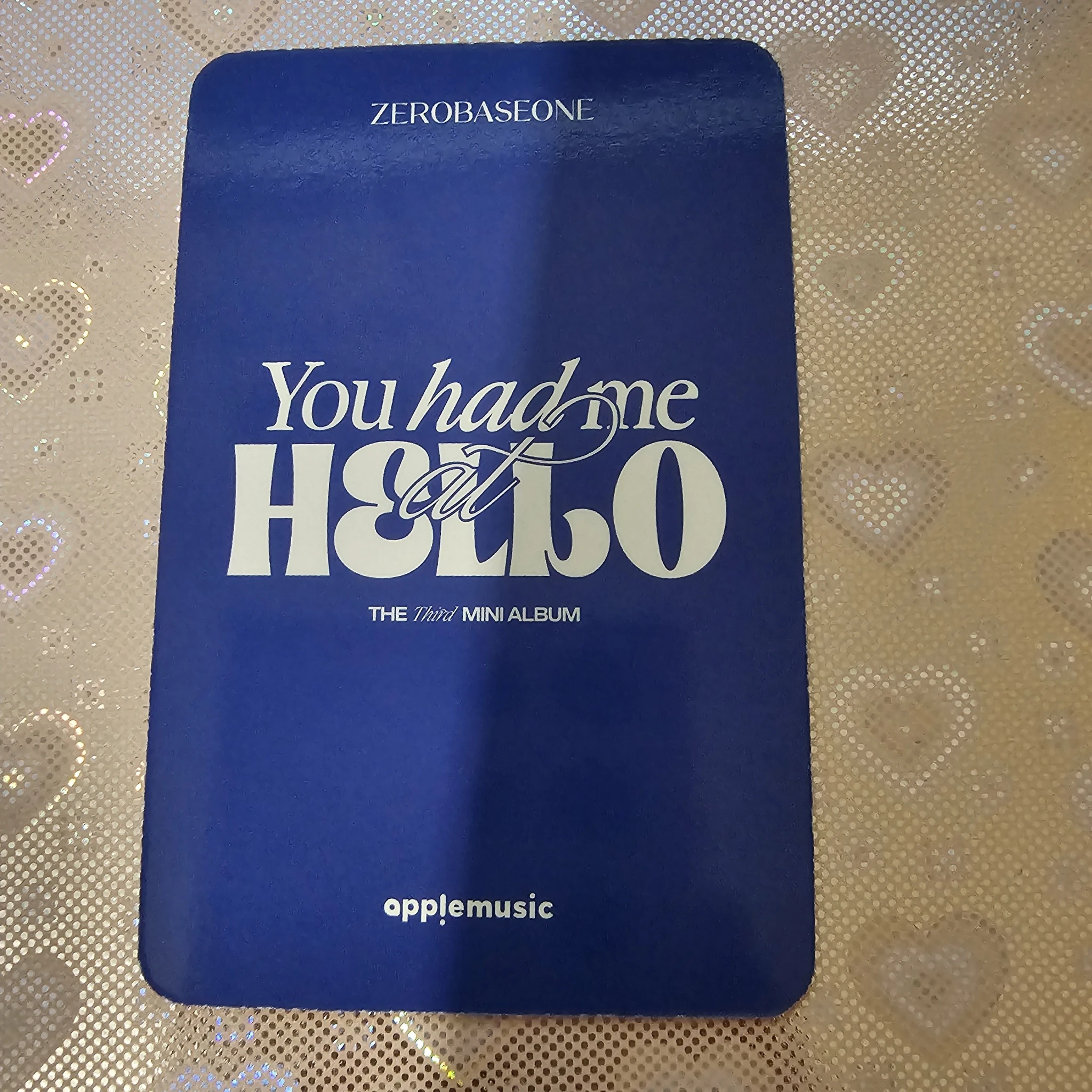 ZEROBASEONE Gyuvin ZEROBASEONE - Gyuvin - You had me at HELLO Album apple music lucky draw photobook version listing photo 2