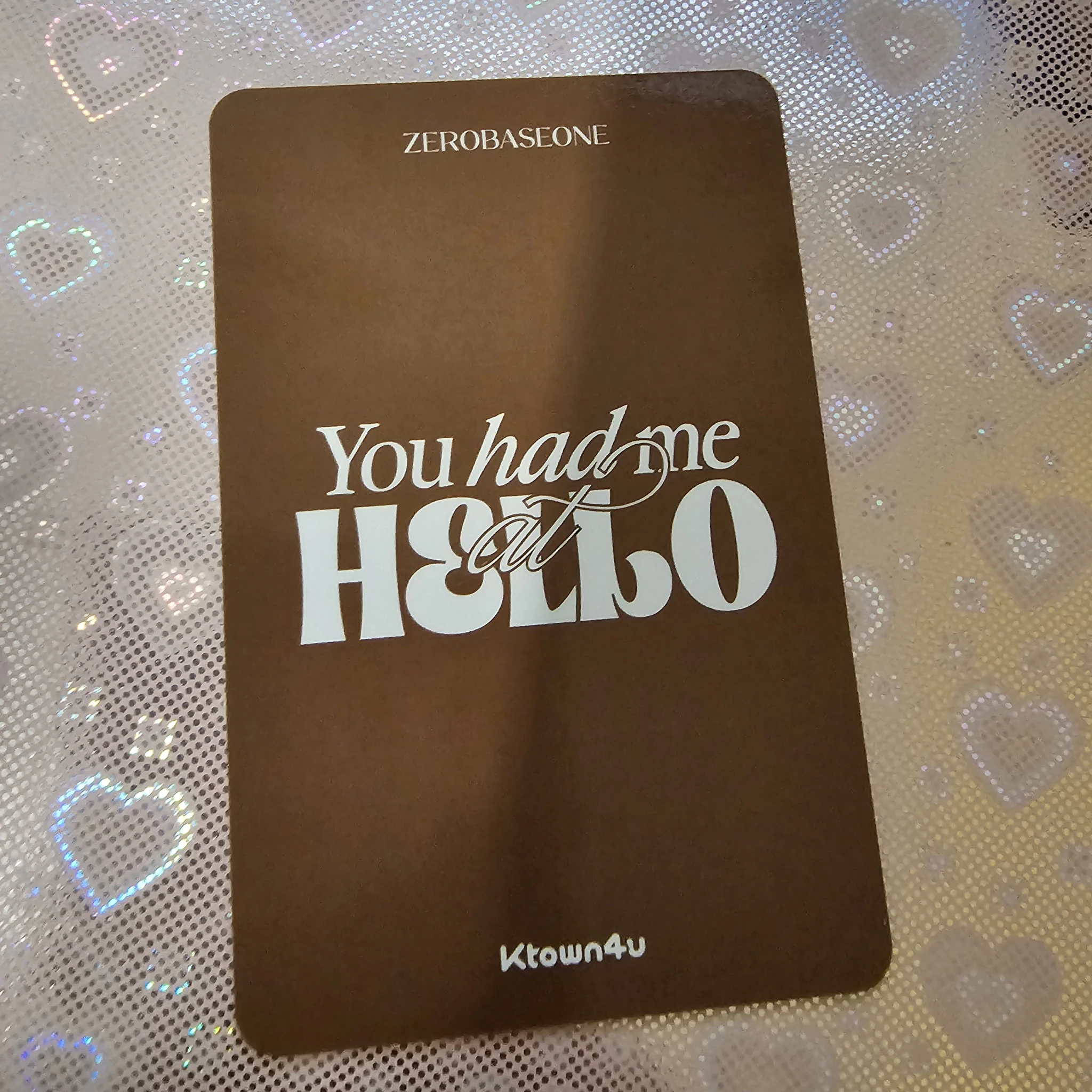 ZEROBASEONE Gyuvin ZEROBASEONE - Gyuvin - You had me at HELLO Album ktown4u digipack version pob (pre-order benefit) listing photo 2