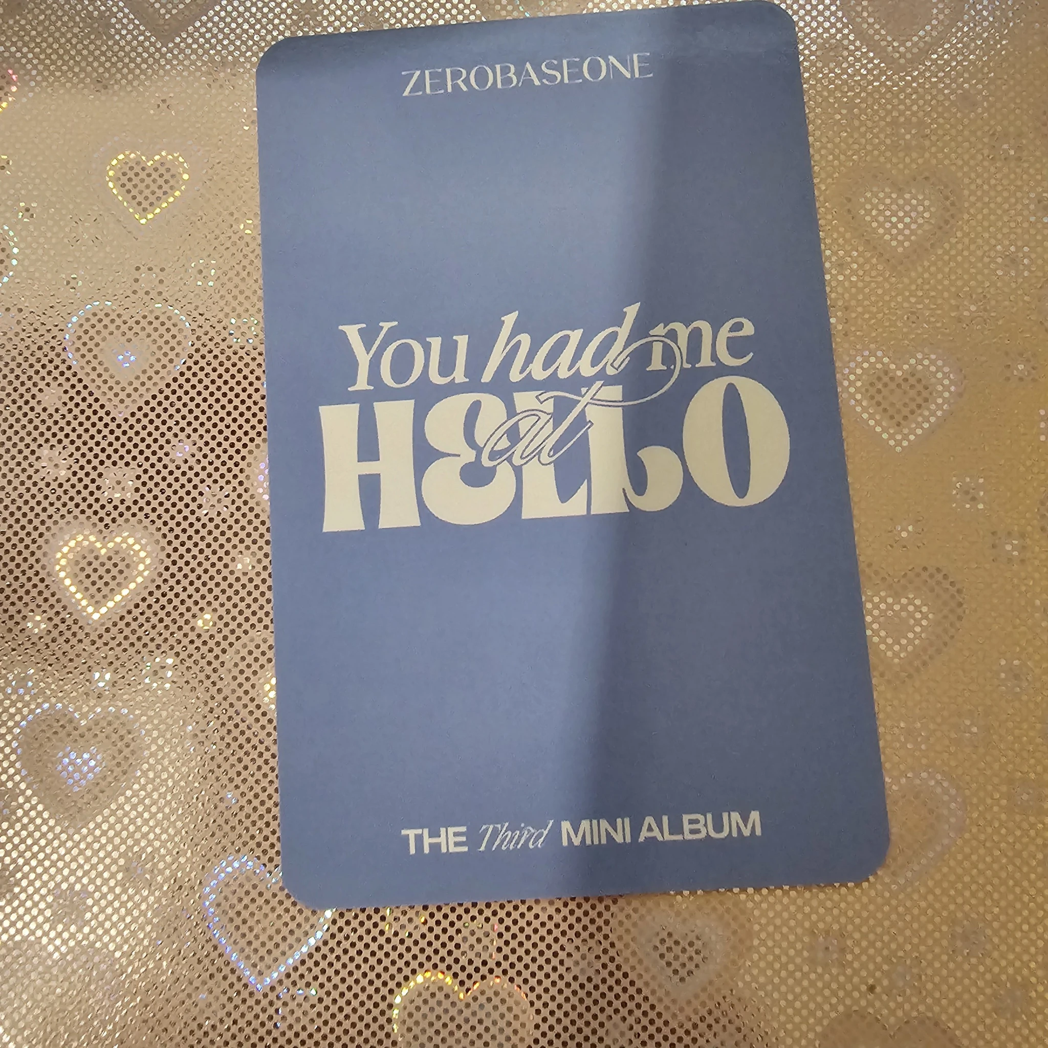 ZEROBASEONE Gyuvin ZEROBASEONE - Gyuvin - You had me at HELLO Album musicplant (music plant) lucky draw listing photo 2