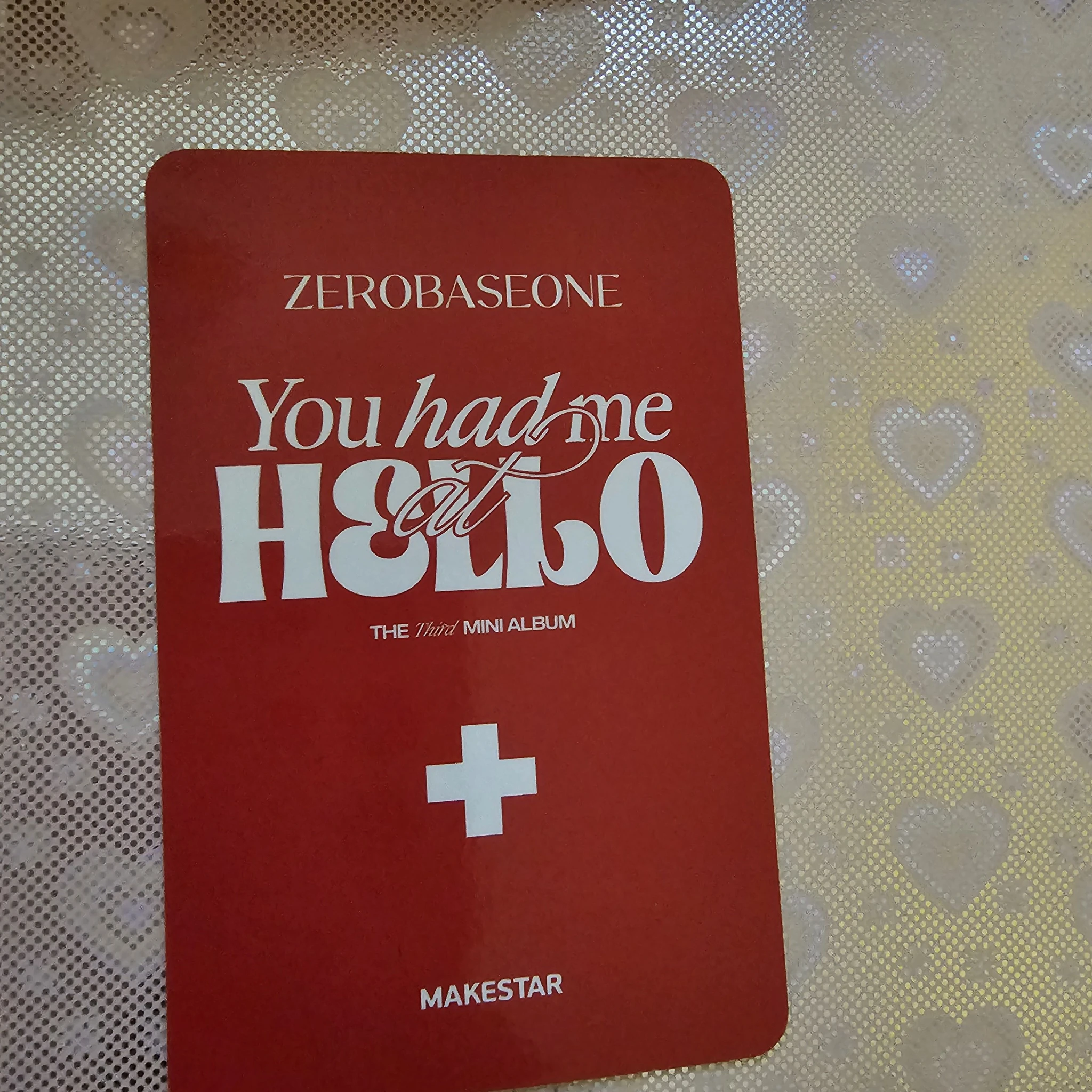 ZEROBASEONE Taerae ZEROBASEONE - Taerae - You had me at HELLO Album lucky draw makestar listing photo 2