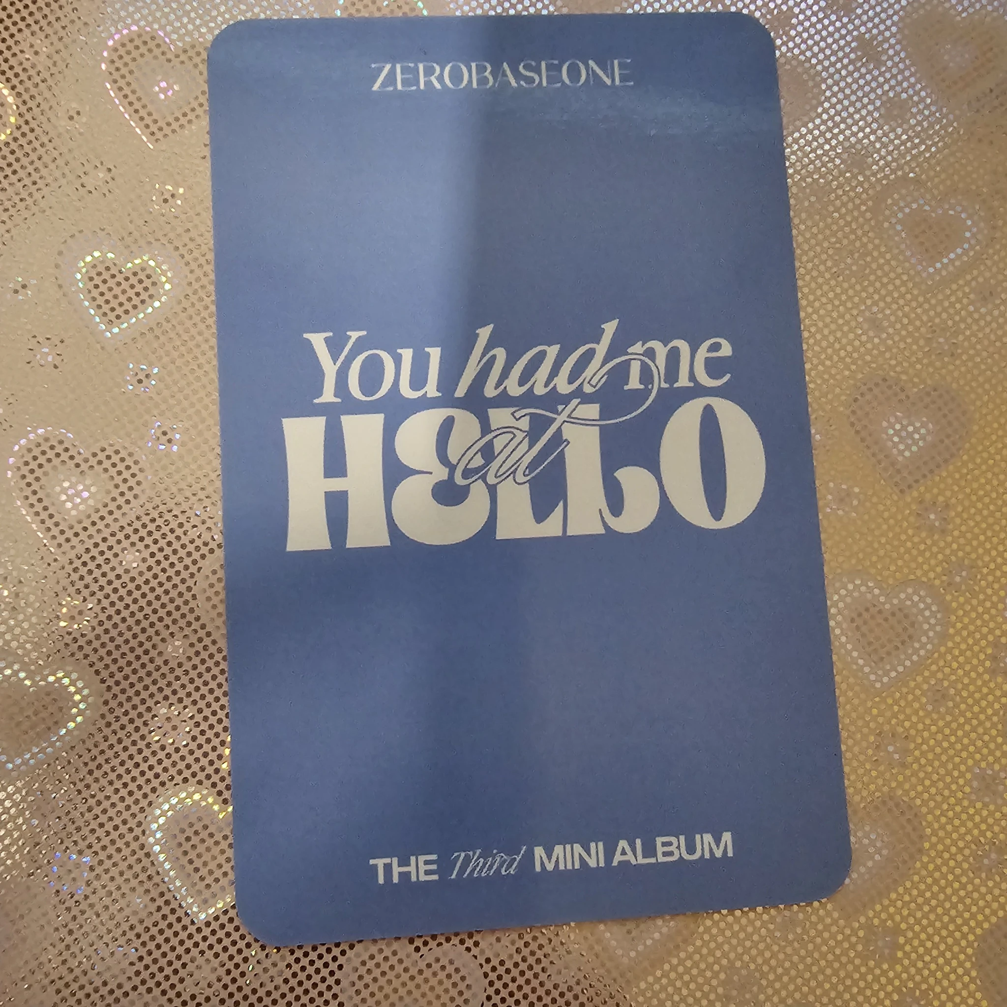 ZEROBASEONE Gunwook ZEROBASEONE - Gunwook - You had me at HELLO Album lucky draw musicplant zerose version listing photo 2