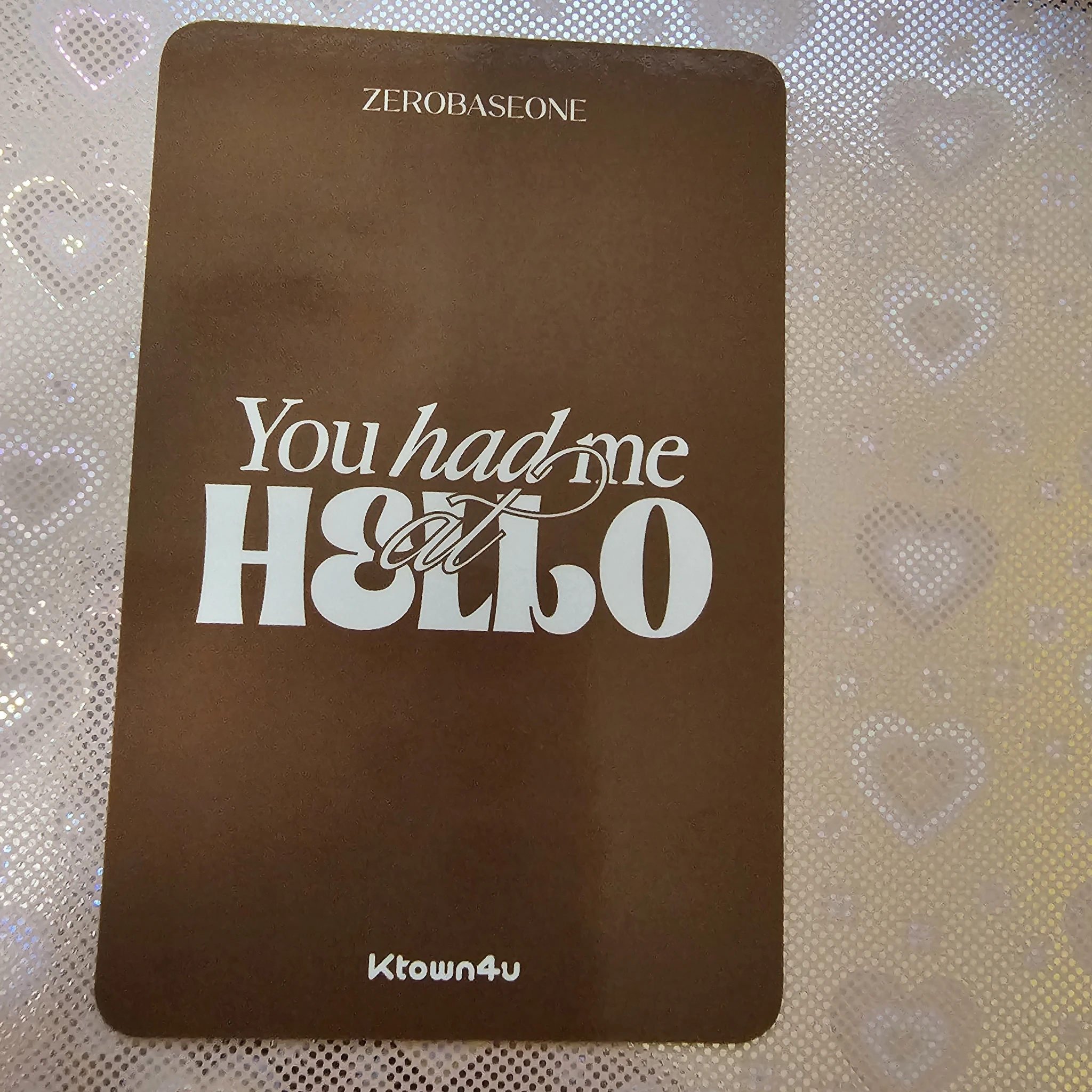 ZEROBASEONE Taerae ZEROBASEONE - Taerae - You had me at HELLO Album ktown4u digipack version pob (pre-order benefit) listing photo 2