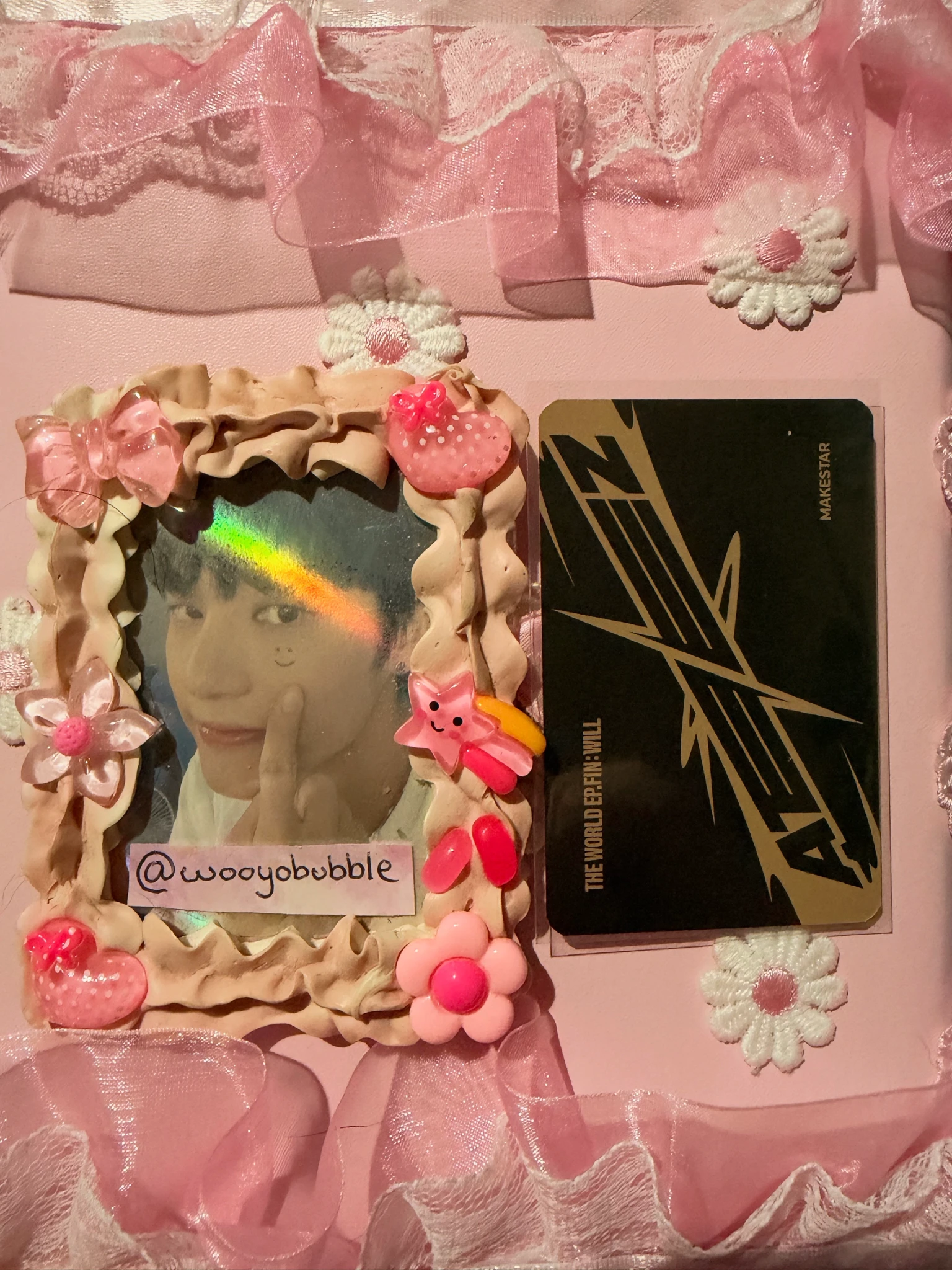 ATEEZ Wooyoung ATEEZ - Wooyoung - THE WORLD EP.FIN: WILL Album makestar lucky draw listing photo 2
