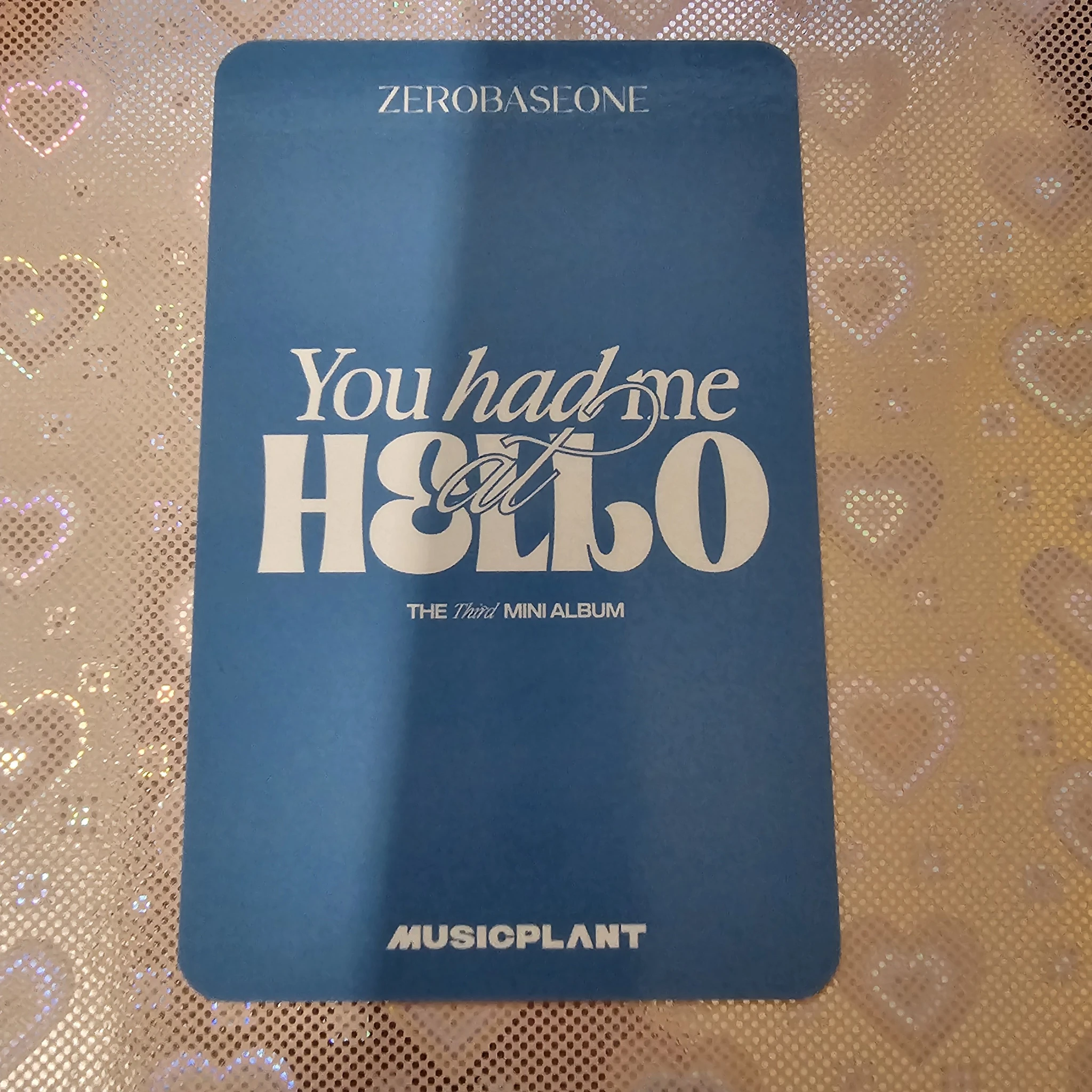 ZEROBASEONE Gunwook ZEROBASEONE - Gunwook - You had me at HELLO Album music plant pob (pre-order benefit) listing photo 2