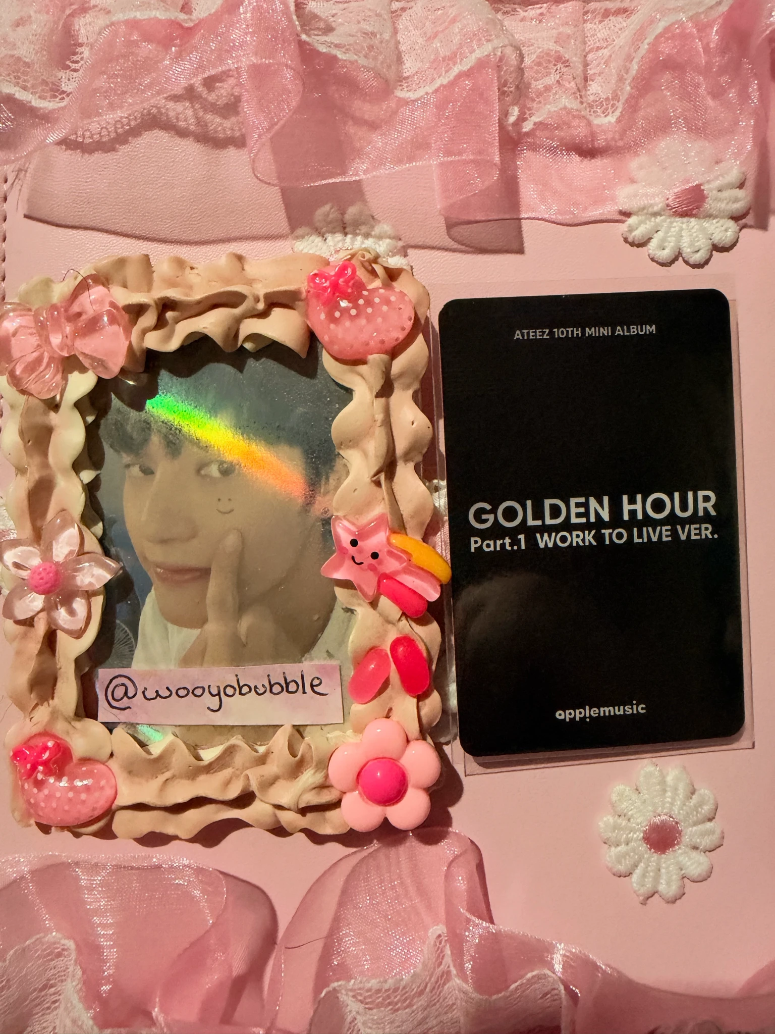 ATEEZ Wooyoung ATEEZ - Wooyoung - Golden Hour : Part.1 Album pre-order benefit work to live version apple music listing photo 2