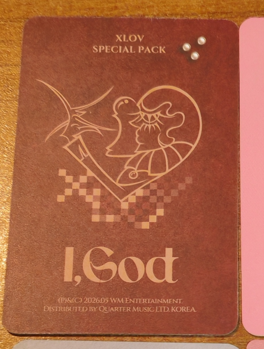 XLOV Haru XLOV - Haru - I, God Album special pack album photocard listing photo 2