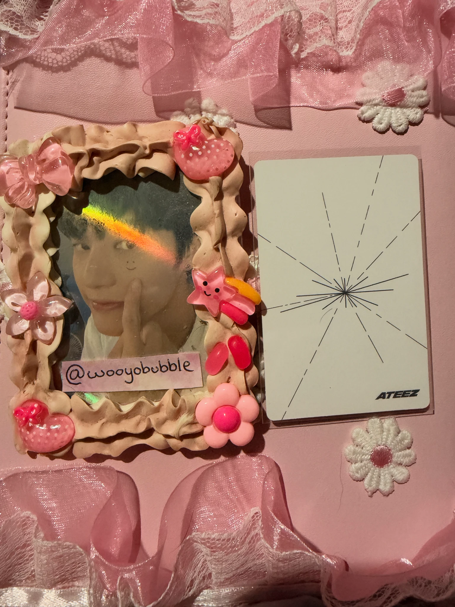 ATEEZ Wooyoung ATEEZ - Wooyoung - Golden Hour : Part 2 Album album photocard poca album image card listing photo 2