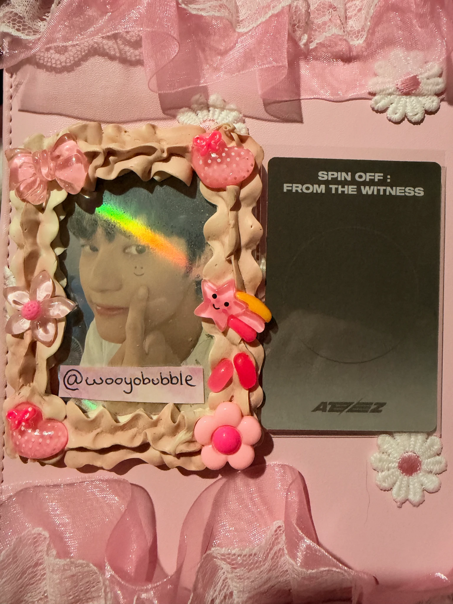 ATEEZ Wooyoung ATEEZ - Wooyoung - SPIN OFF : FROM THE WITNESS Album album photocard witness version version 1 listing photo 2