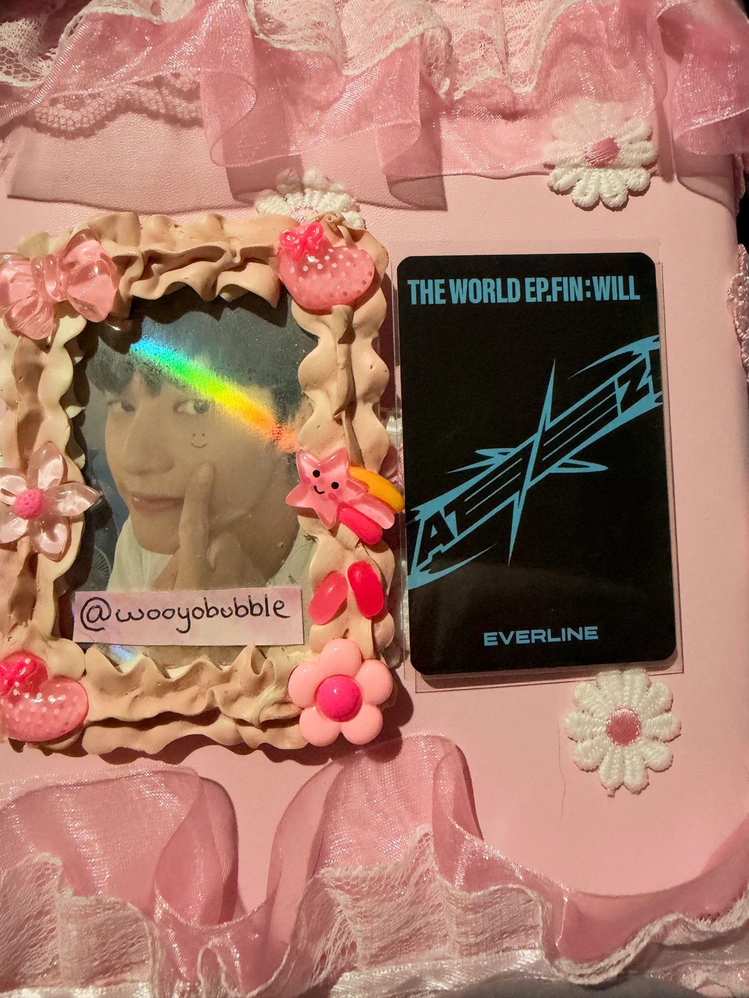 ATEEZ Wooyoung ATEEZ - Wooyoung - THE WORLD EP.FIN: WILL Album everline pre-order benefit (pob) listing photo 2