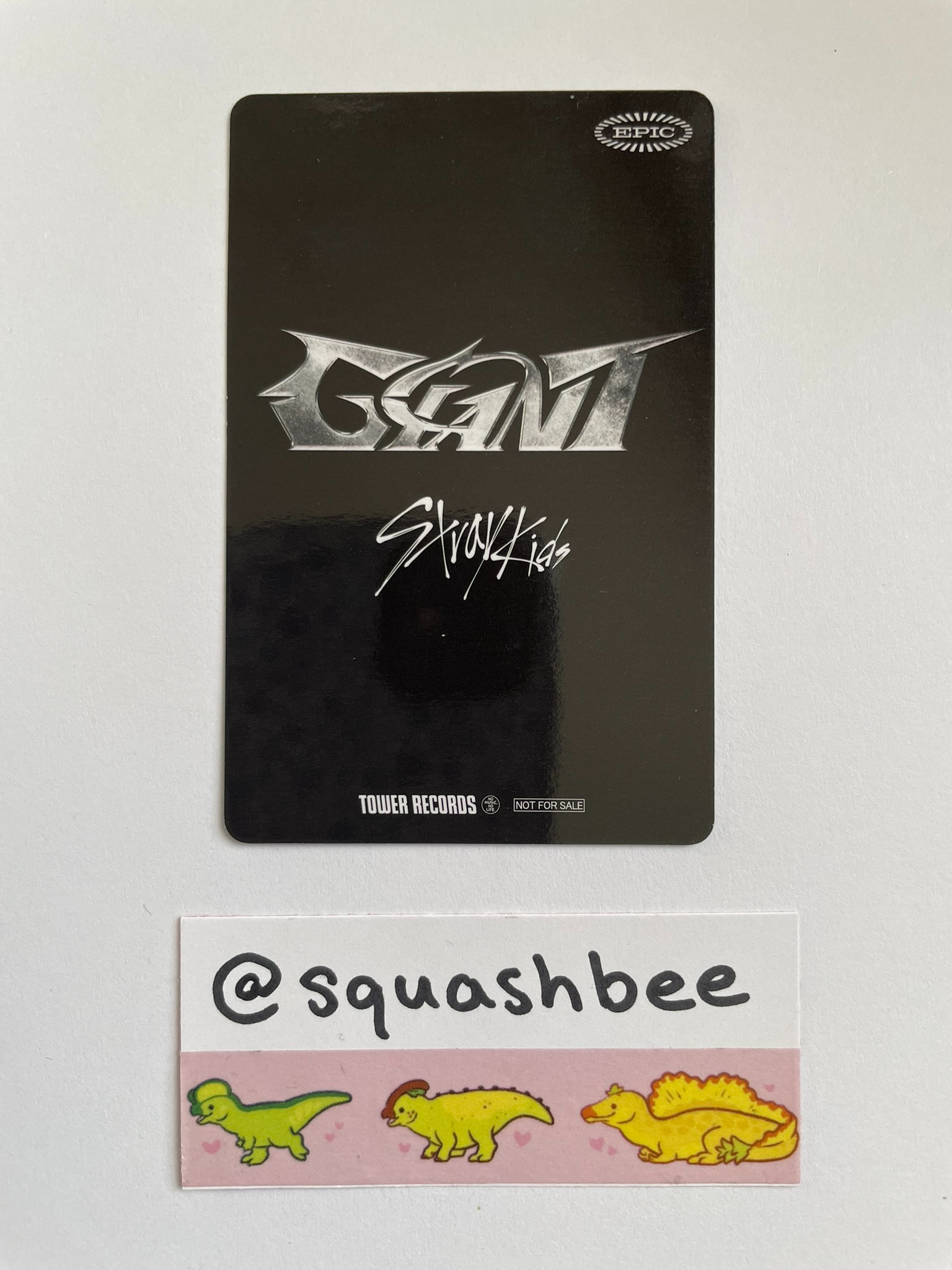Stray Kids Bang Chan Stray Kids - Bang Chan - GIANT Album japanese album pre-order benefit (pob) tower records listing photo 2