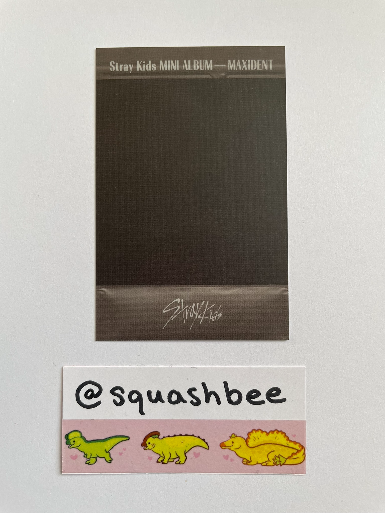 Stray Kids Bang Chan Stray Kids - Bang Chan - Maxident Album album photocard Bang Chan polaroid listing photo 2