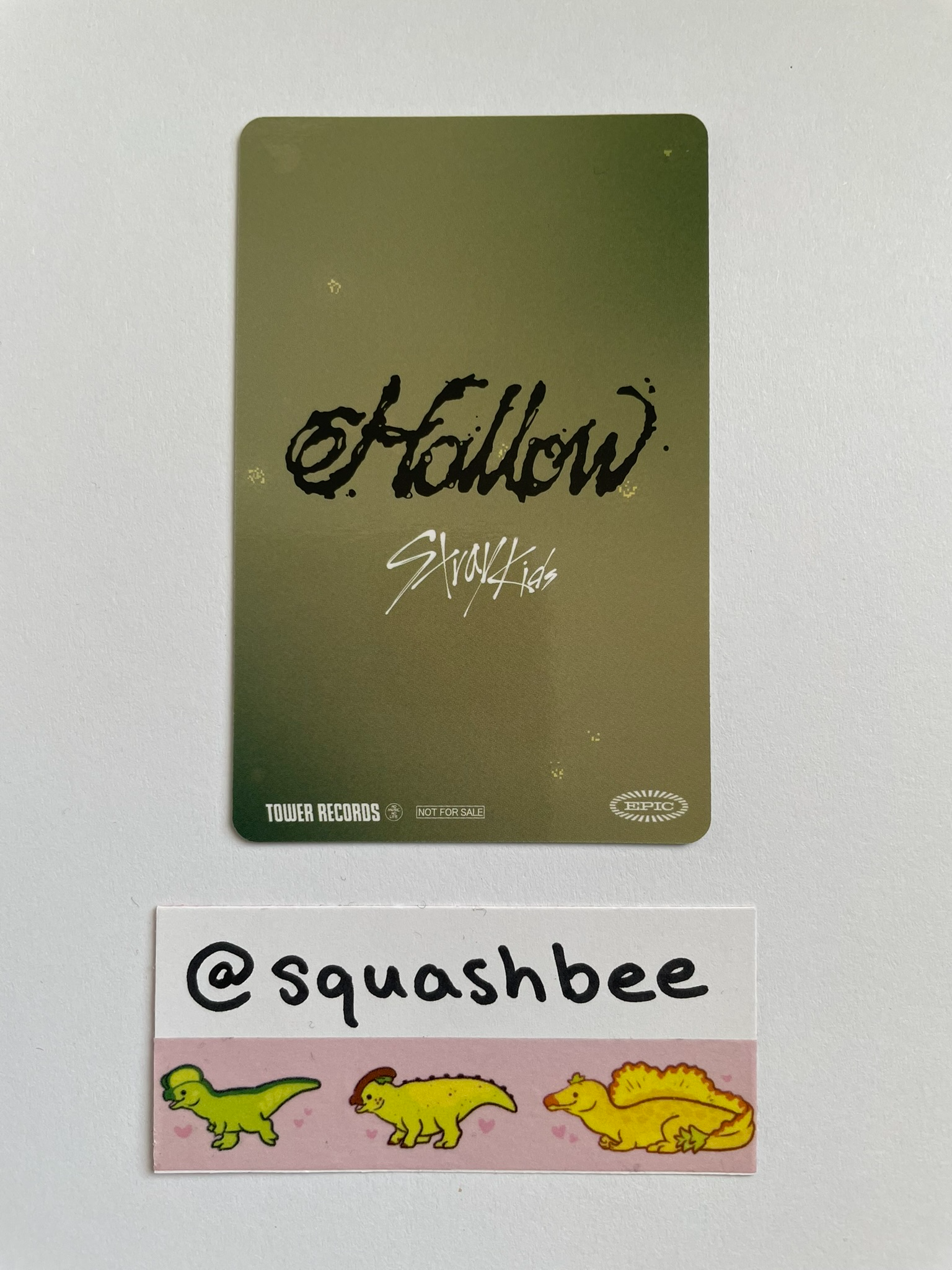 Stray Kids Bang Chan Stray Kids - Bang Chan - Hollow Album Bang Chan lucky draw tower records listing photo 2