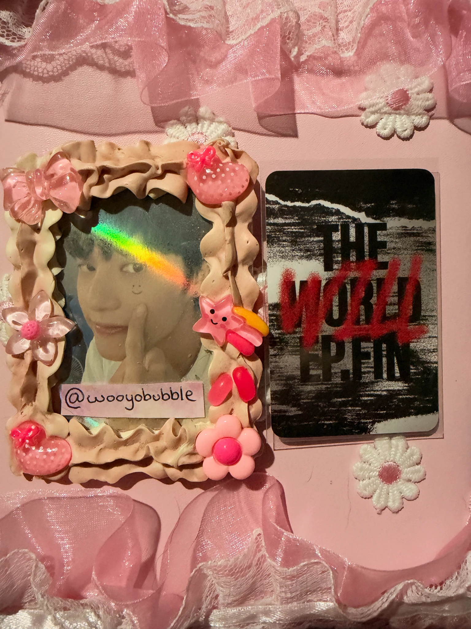 ATEEZ Wooyoung ATEEZ - Wooyoung - POP-UP: THE WORLD EP.FIN : WILL (Soundwave) Other pop-up store soundwave merch photocard photocard binder listing photo 2