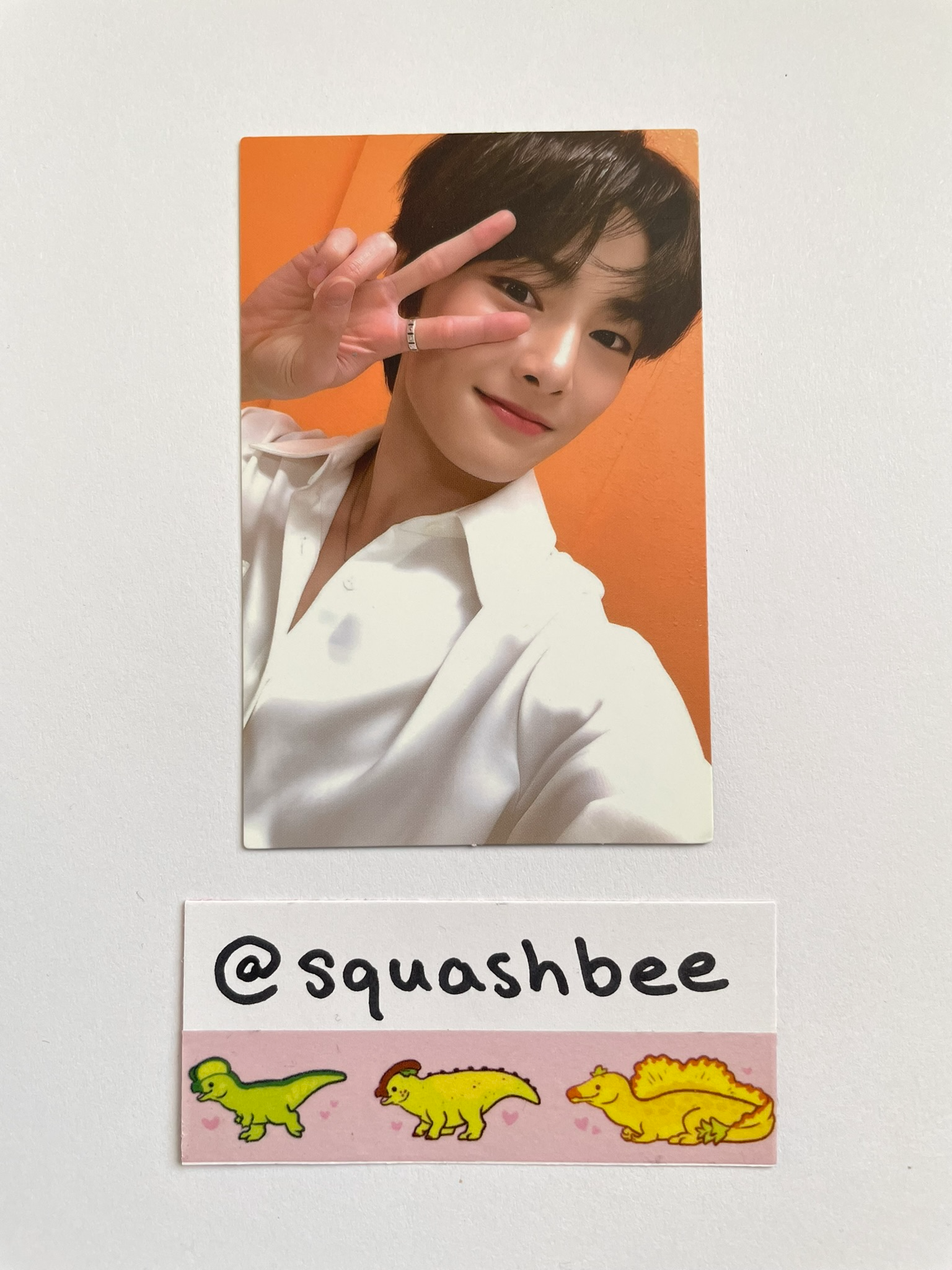 Stray Kids I.N Stray Kids - I.N - GO LIVE Album album photocard A version double-sided back side listing photo 2