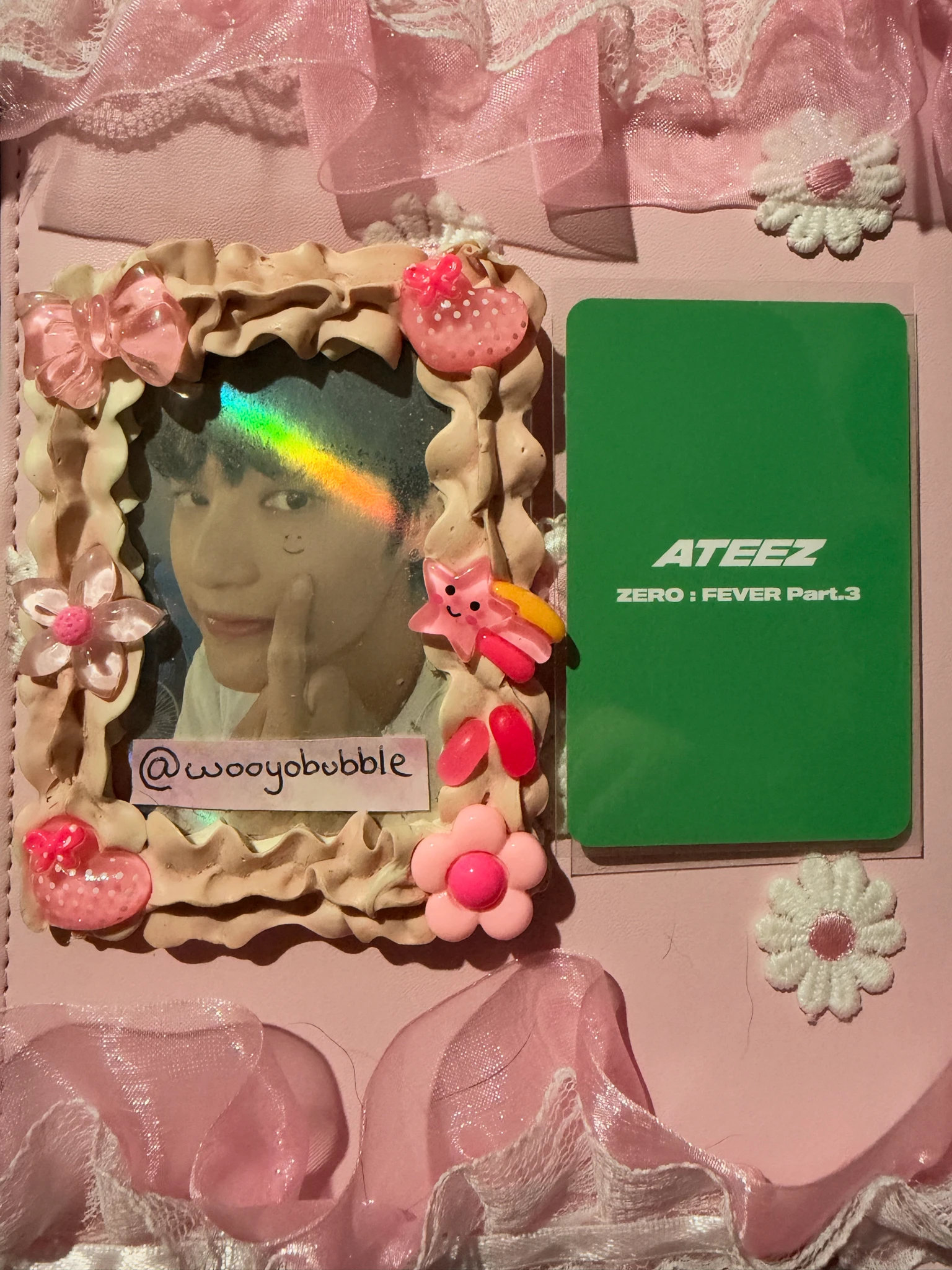 ATEEZ Wooyoung ATEEZ - Wooyoung - ZERO : FEVER Part.3 Album everline pob (pre-order benefit) version 2 listing photo 2