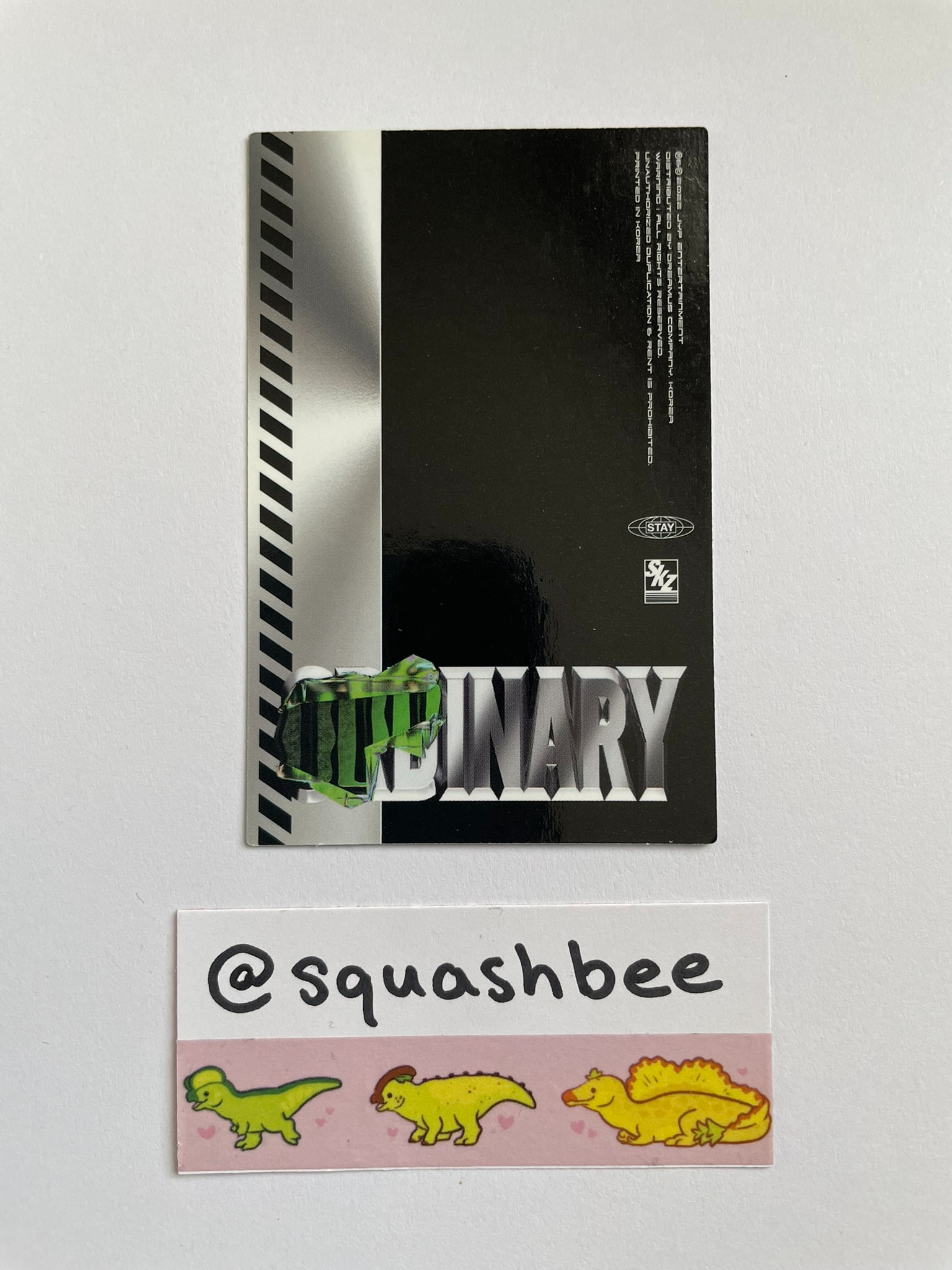 Stray Kids Bang Chan Stray Kids - Bangchan  - Oddinary Album album photocard id card listing photo 2