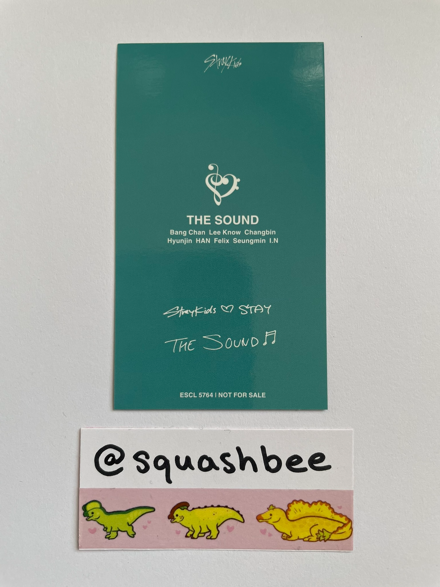 Stray Kids Bang Chan Stray Kids - Bang Chan - The Sound Album album photocard regular version listing photo 2