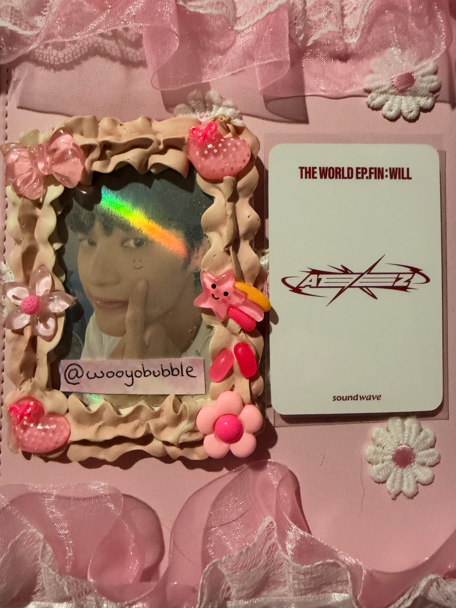 ATEEZ Wooyoung ATEEZ - Wooyoung - THE WORLD EP.FIN: WILL Album pre-order benefit (pob) soundwave listing photo 2