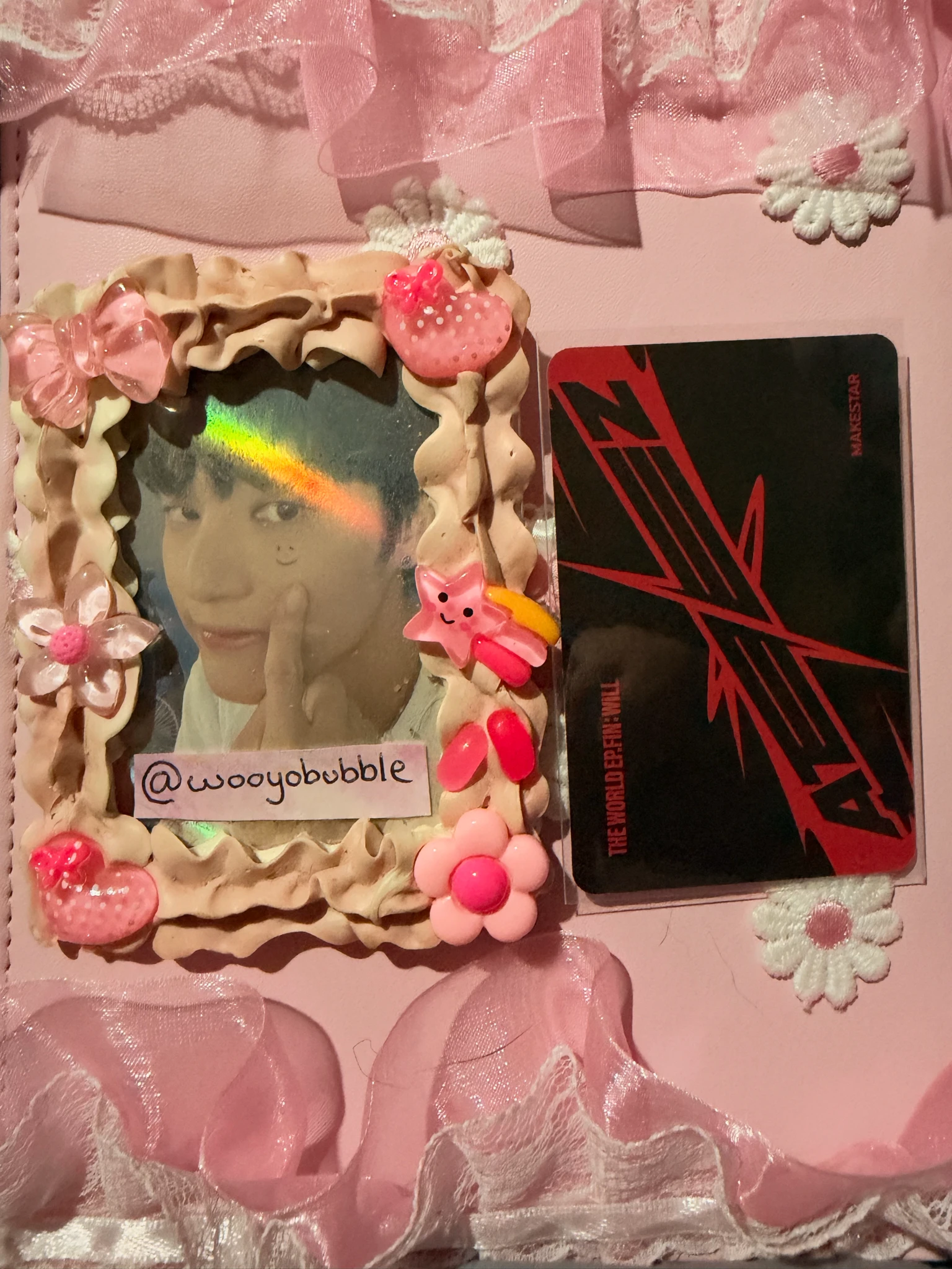ATEEZ Wooyoung ATEEZ - Wooyoung - THE WORLD EP.FIN: WILL Album makestar pre-order benefit (pob) listing photo 2