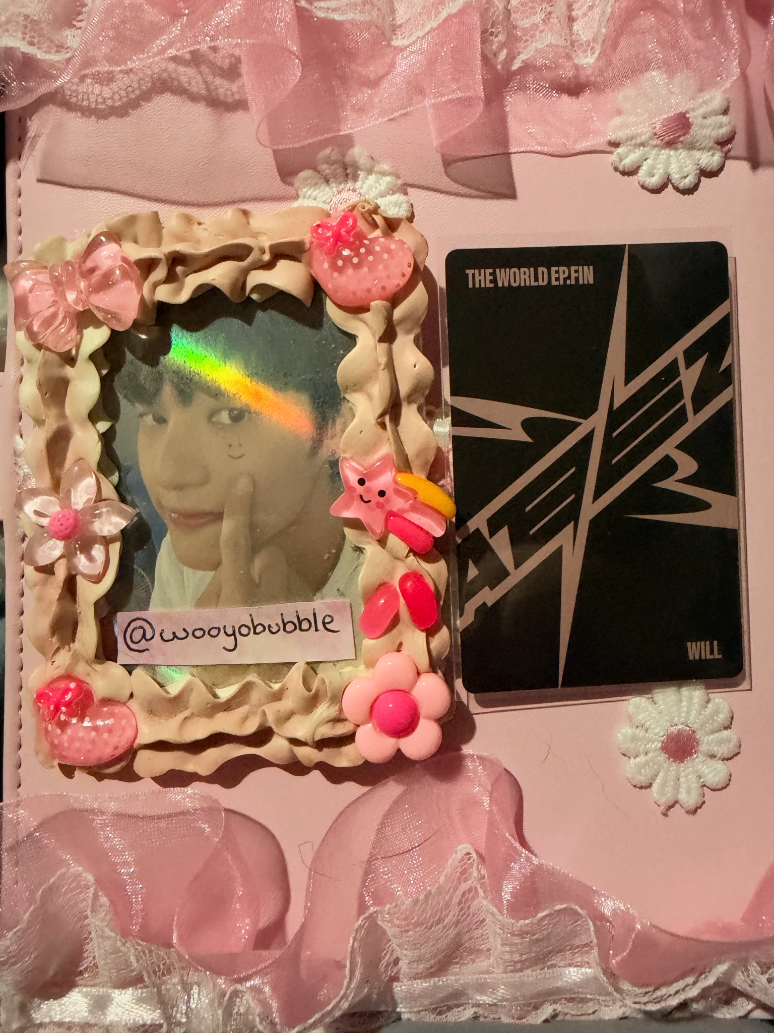 ATEEZ Wooyoung ATEEZ - Wooyoung - THE WORLD EP.FIN: WILL Album album photocard A version version 1 listing photo 2