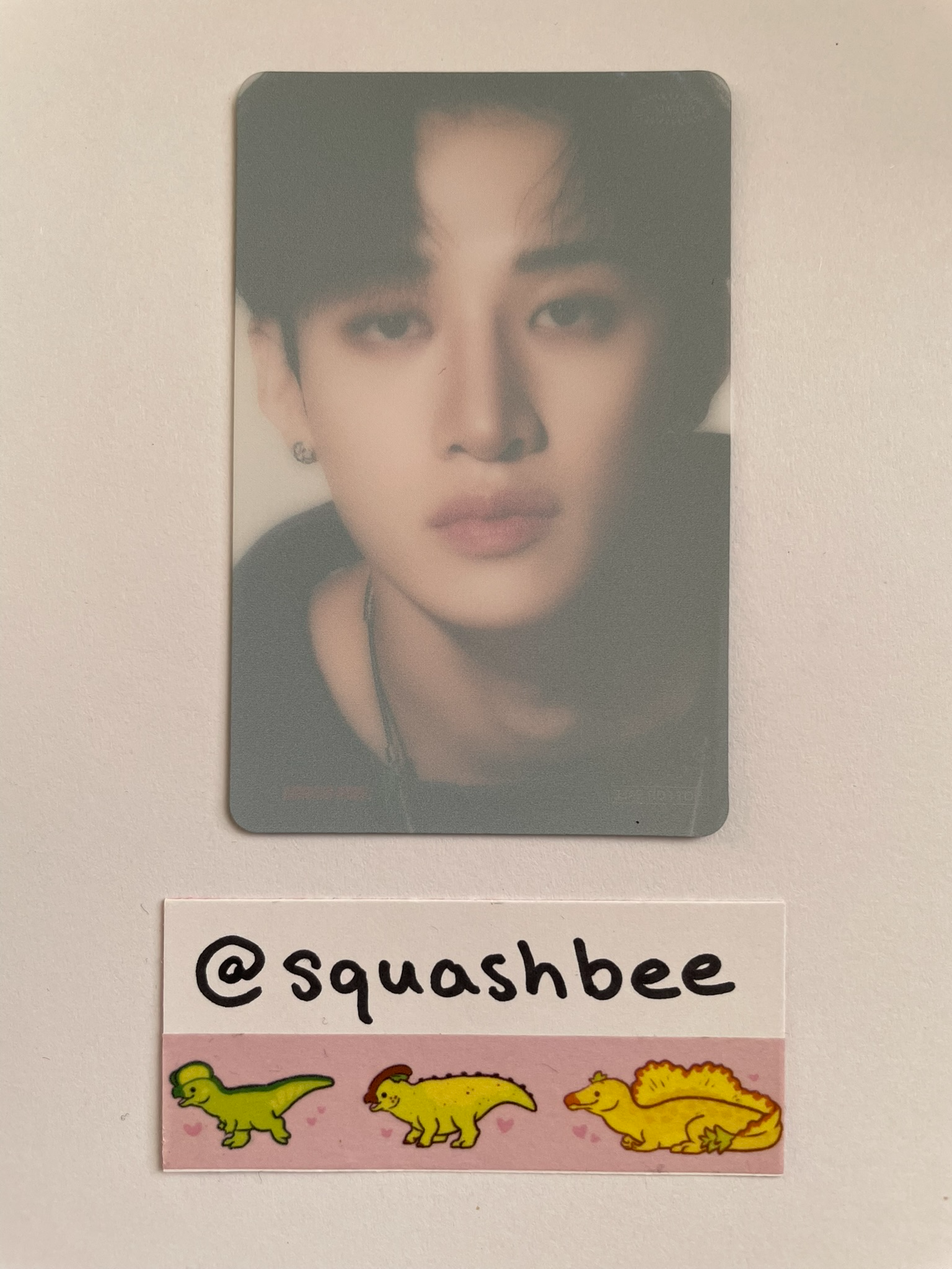 Stray Kids Bang Chan Stray Kids - Bang Chan - Social Path Album tower records japan pob (pre-order benefit) transparent/translucent listing photo 2