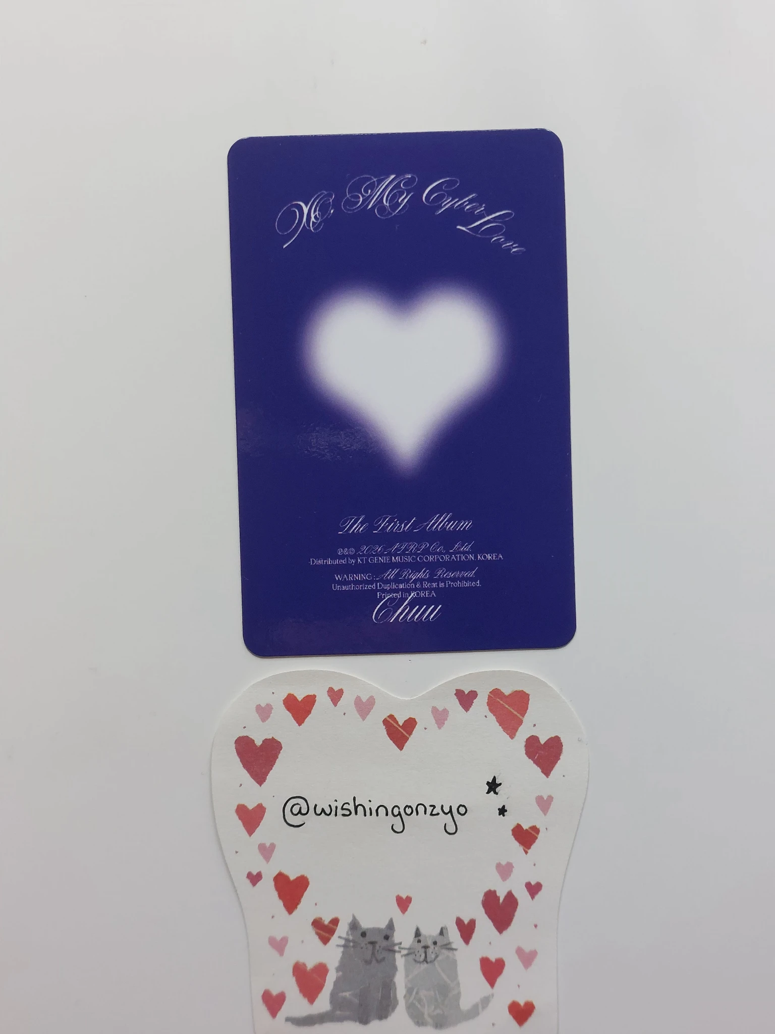 Chuu Chuu Chuu - Chuu - XO, My Cyberlove Album album photocard platform version listing photo 2