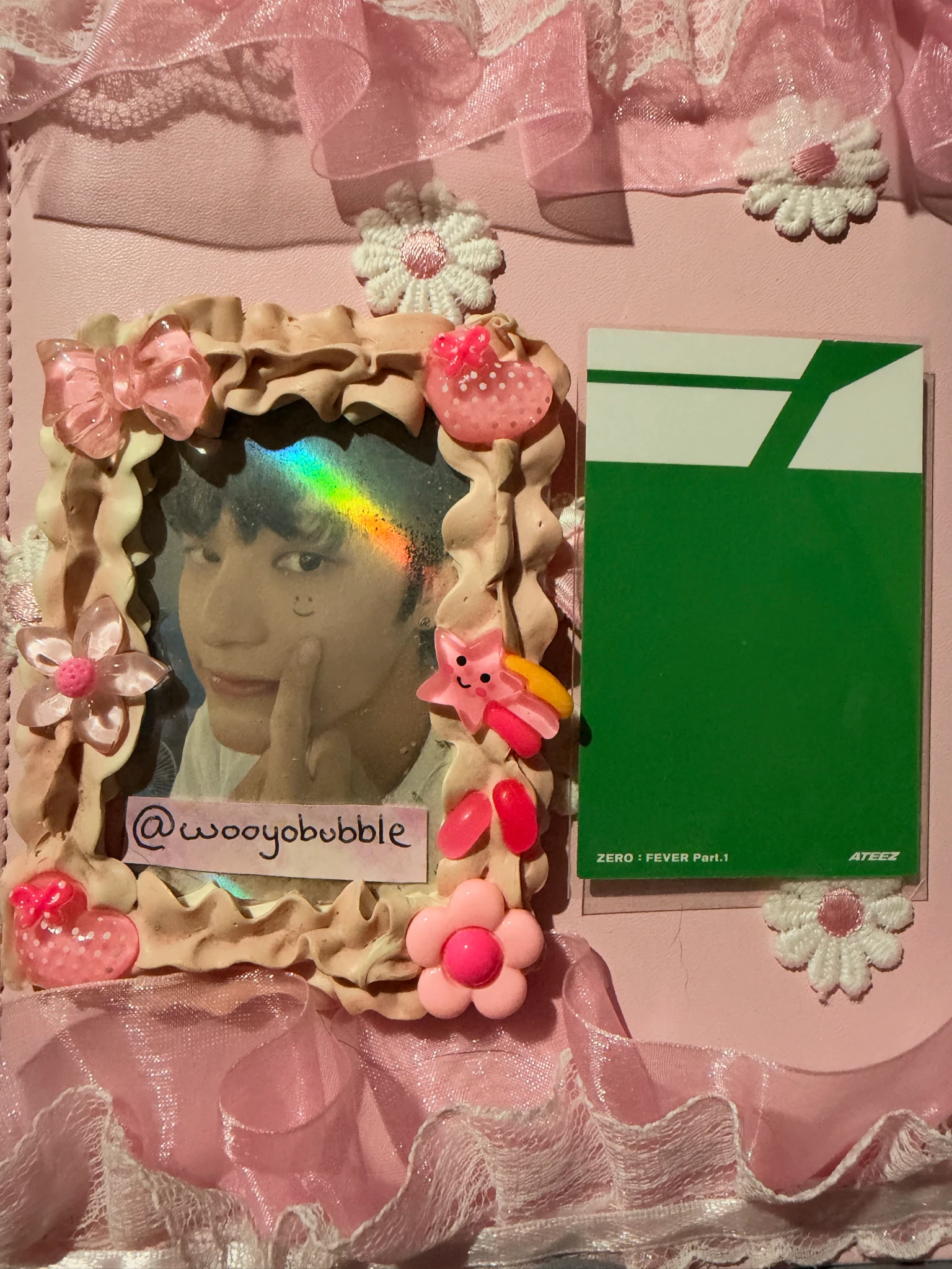 ATEEZ Wooyoung ATEEZ - Wooyoung - ZERO : FEVER Part.1 Album album photocard AR A Set Inception Ver. Platform Inception ver. listing photo 2